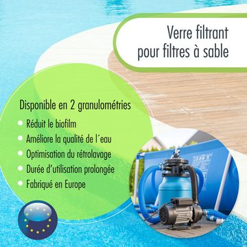 Höfer Chemie GmbH Poolpflege 20 kg Spezial Glasgranulat für Sandfilteranlagen 0,7 - 1,3 mm Körnung