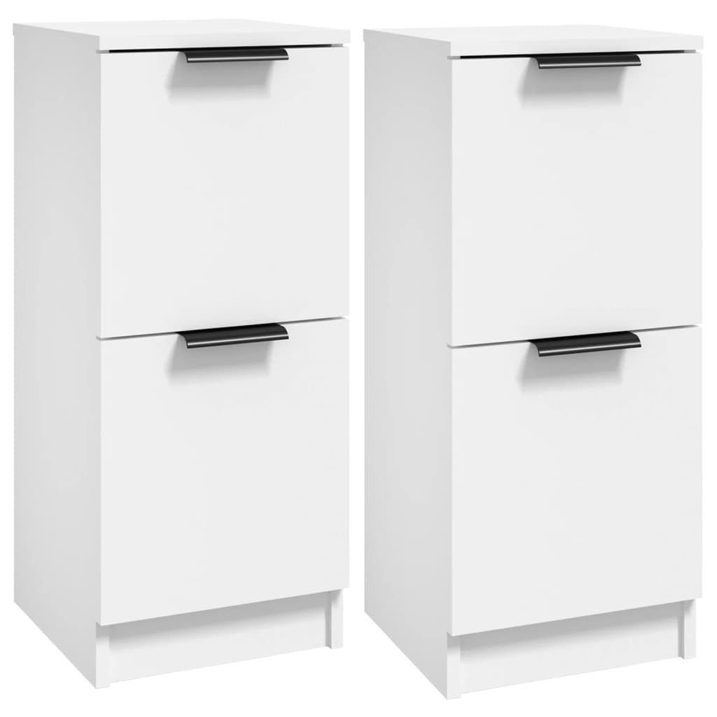 vidaXL Sideboard Sideboards 2 Stk. Weiß günstig online kaufen