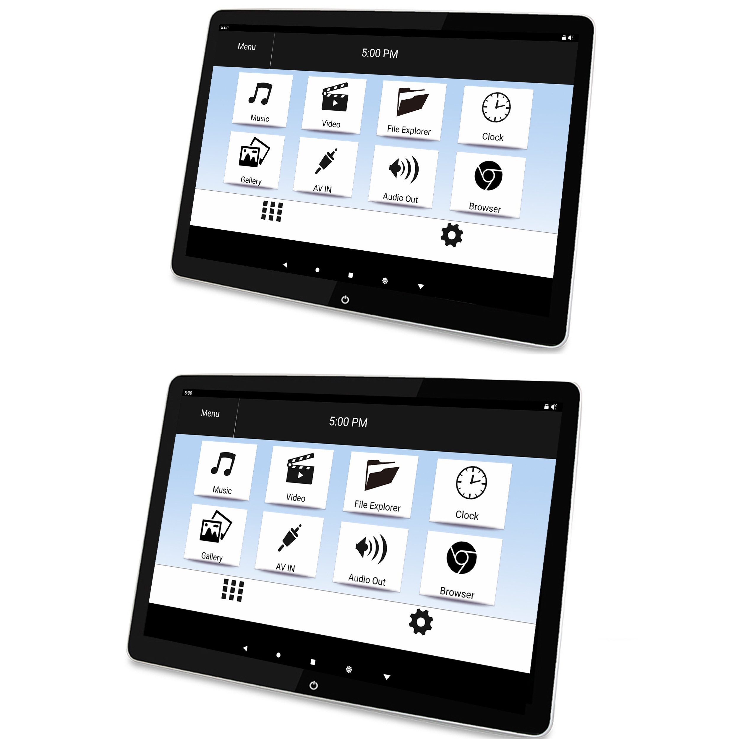 TAFFIO Für Volkswagen 1 Set 12" Touchscreen Android Monitor 8+128GB WiFi+SIM Einbau-Navigationsgerät