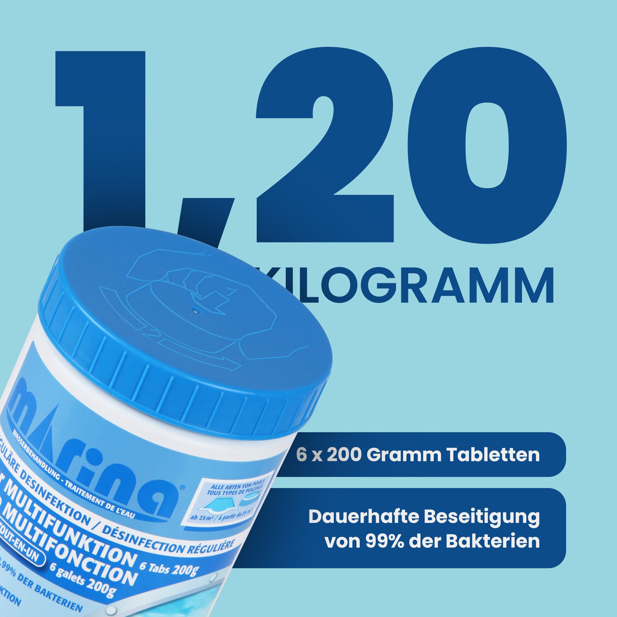 Bestlivings Chlortabletten Marina Multitabs 200g - günstig online kaufen