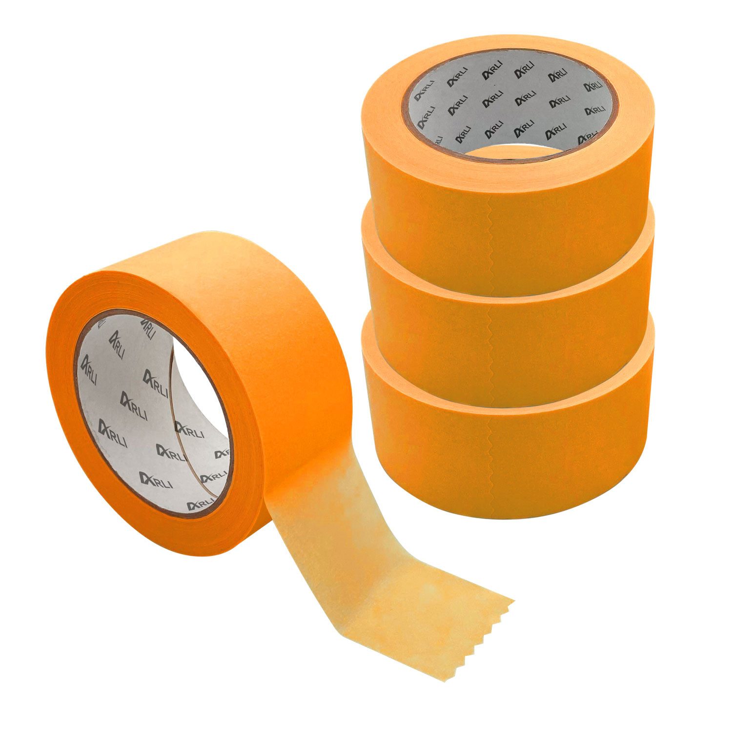 ARLI Kreppband 4x Kreppband Goldband 50 mm x 50m Acrylat ECO (vierer Set, 4 günstig online kaufen