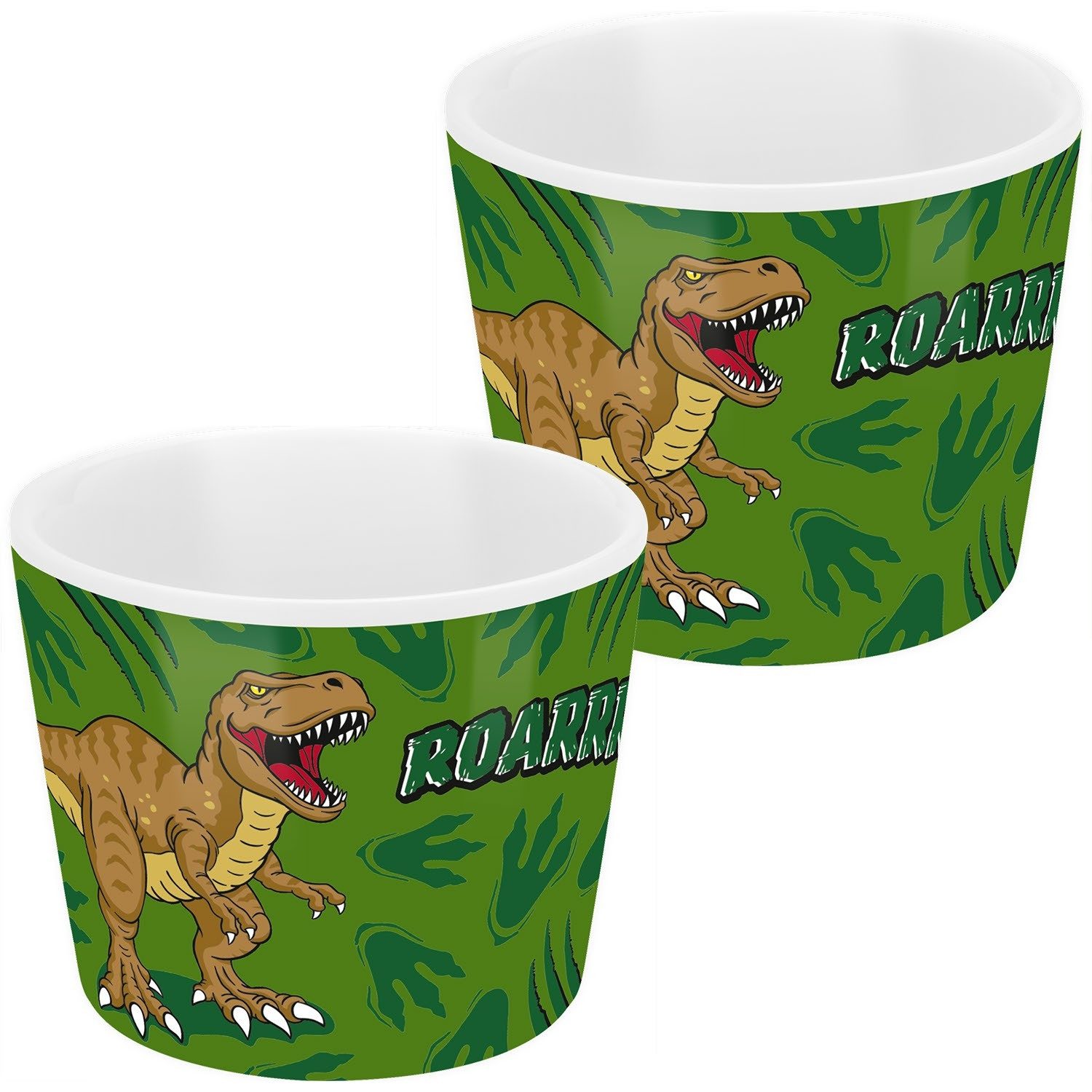Sheepworld Eierbecher Kinder Eierbecher Porzellan Ø 5,2cm H 4,3cm Geschenk Sheepworld DINO