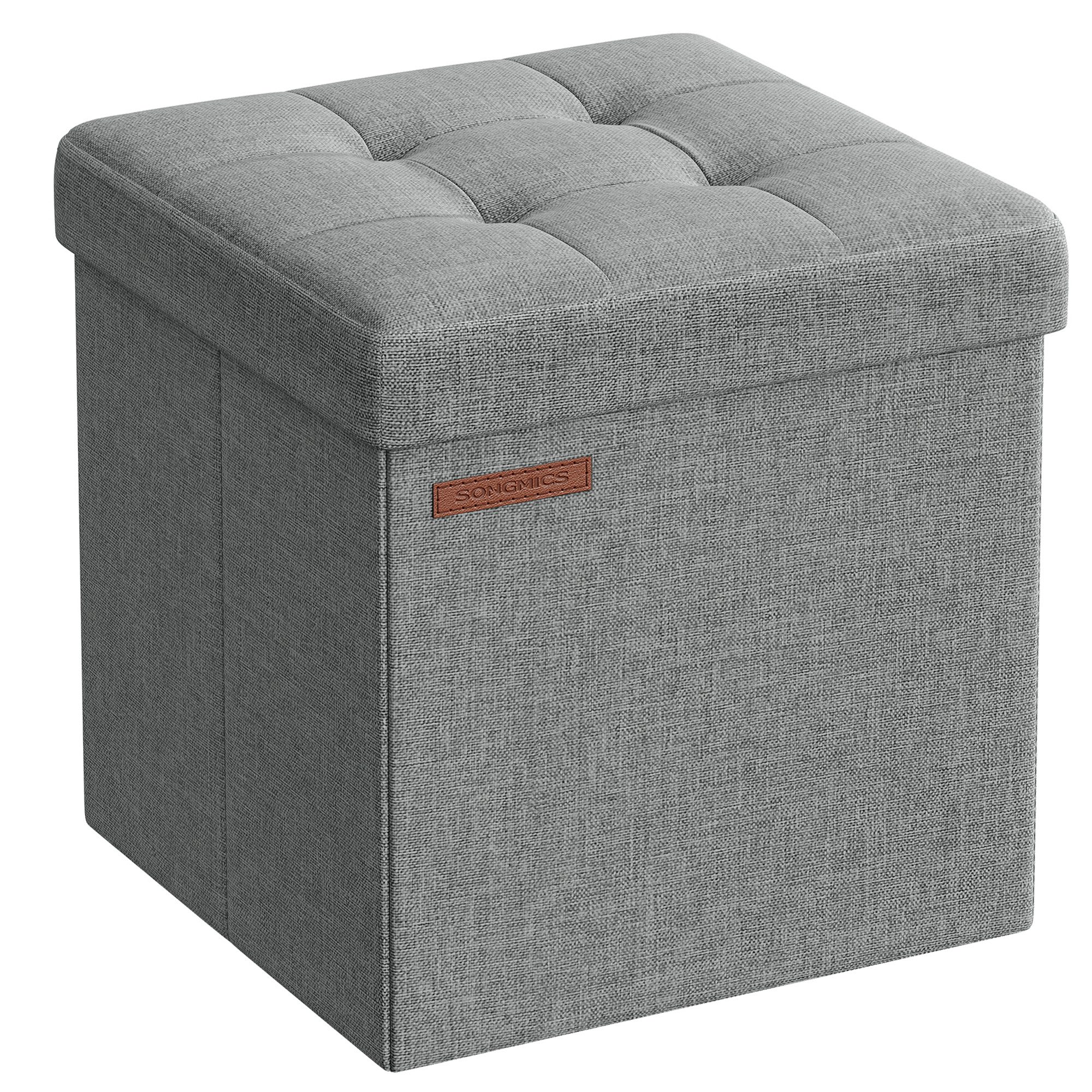 SONGMICS Sitzhocker (1 St), mit Stauraum faltbarer Hocker Sitzwürfel 30x30x günstig online kaufen