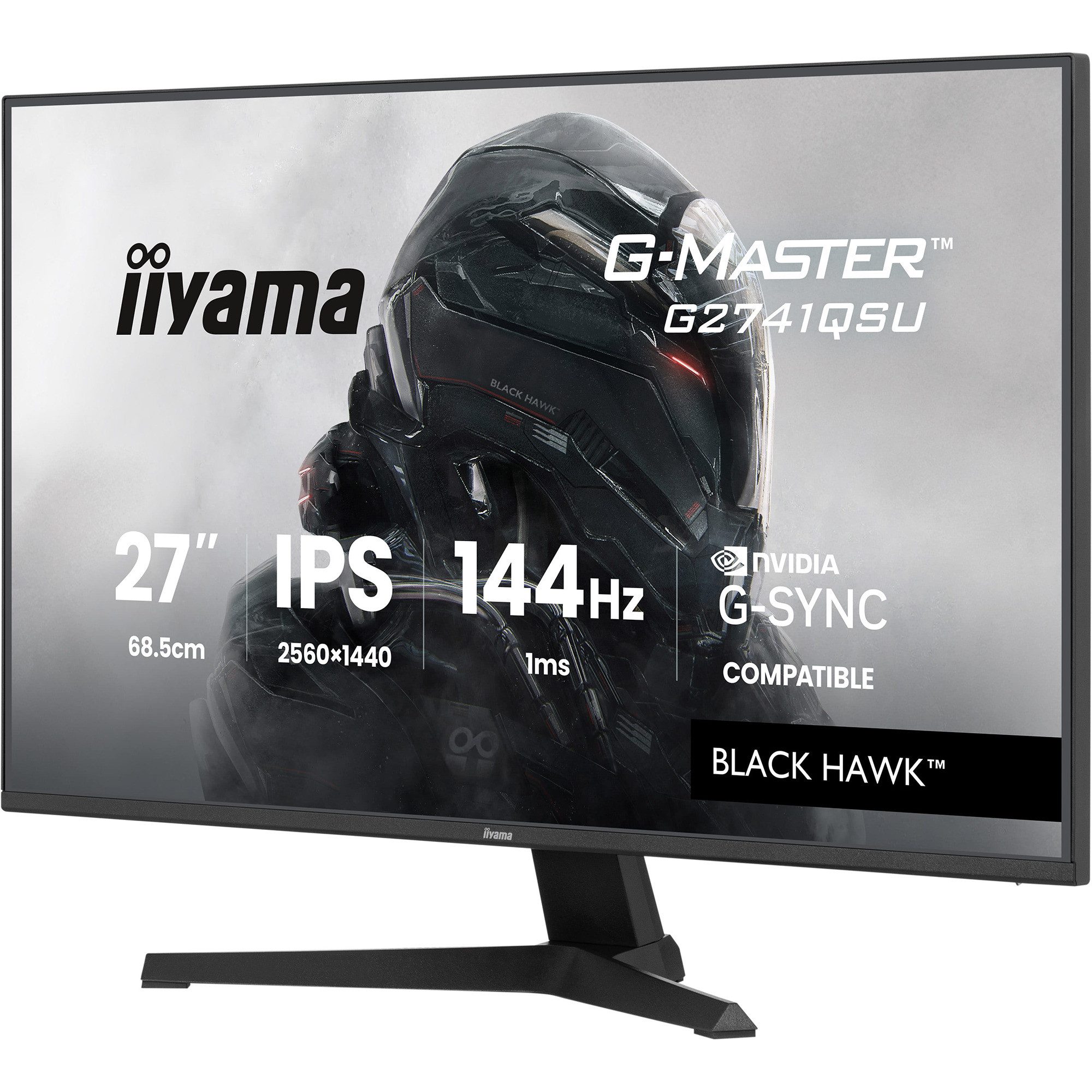 Iiyama iiyama G-Master G2741QSU-B1 Black Hawk, TFT-Monitor (2560 x 1440 px)