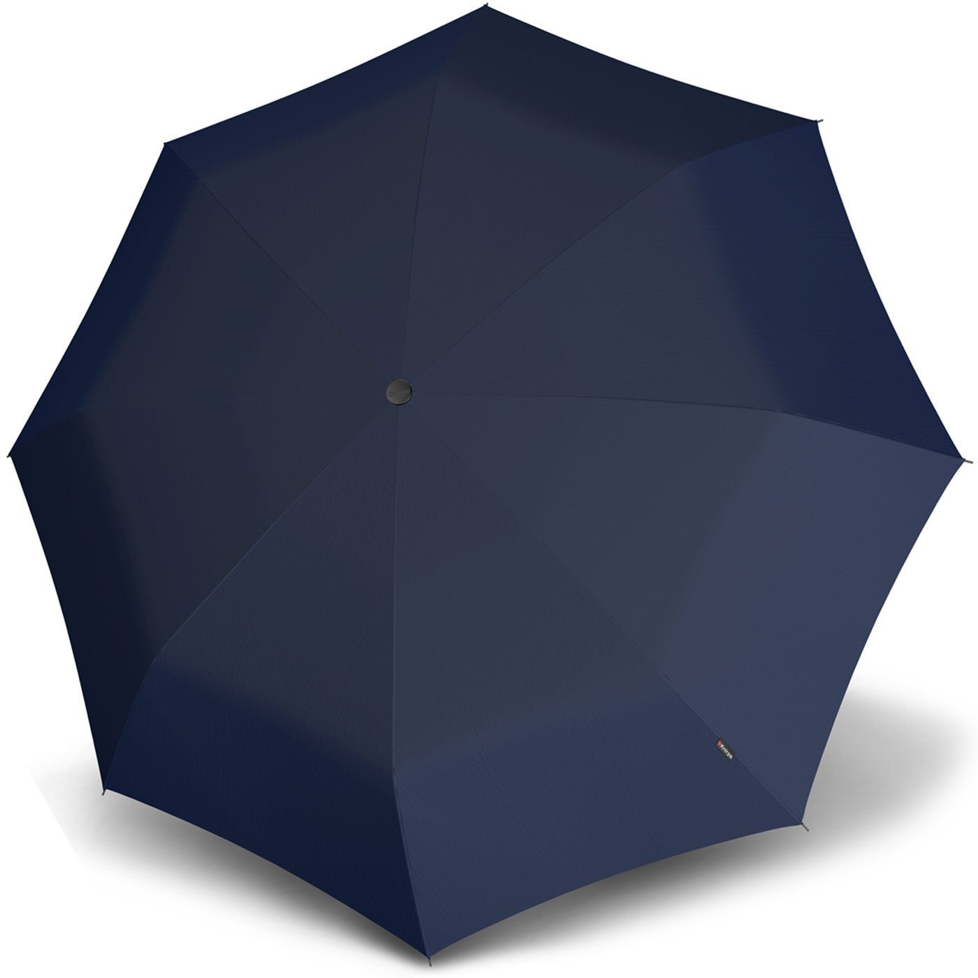 Knirps® Taschenregenschirm leichter, besonders Fiberglas durch navy mit den Schirm haltbar Speichen Auf-Zu-Automatik, stabiler in