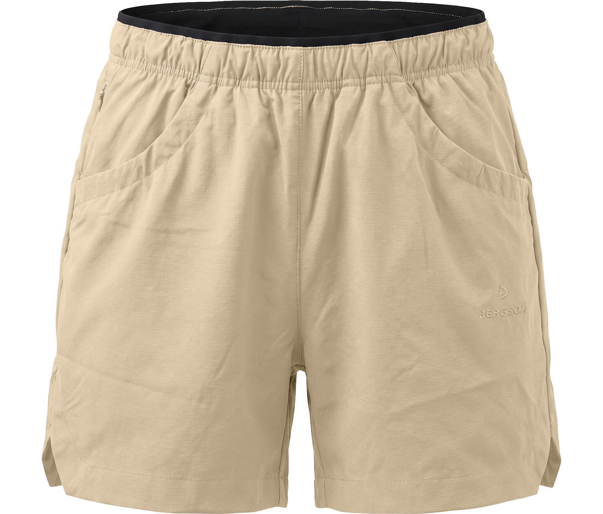 Bergson Outdoorhose BILLUND Shorts Damen Freizeitshorts, leicht, lässig, Normalgrößen, braun