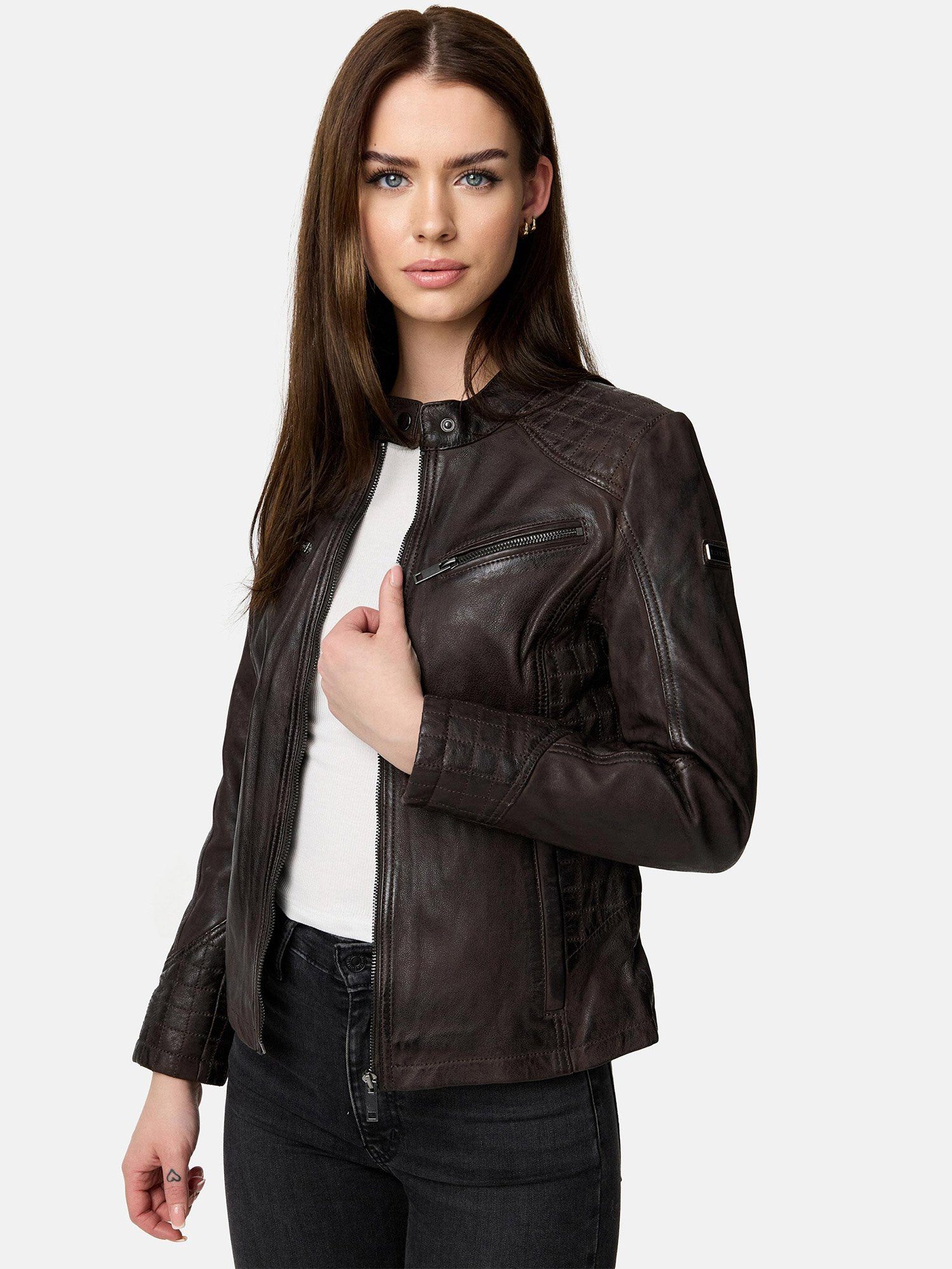 Tazzio Lederjacke F522 moderne & zeitlose günstig online kaufen
