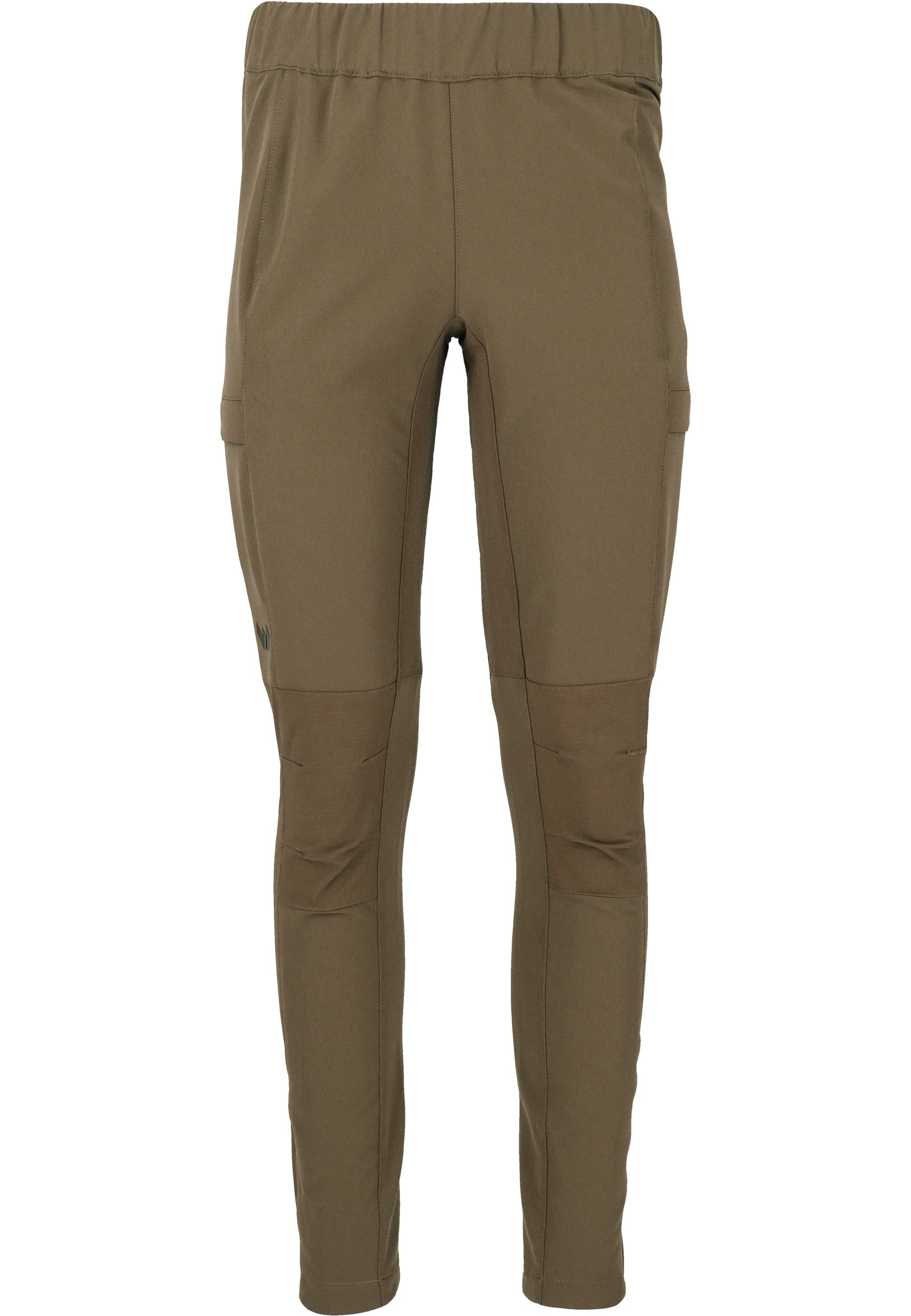 khaki Beinsaum WHISTLER Reißverschluss am Davina mit Softshellhose