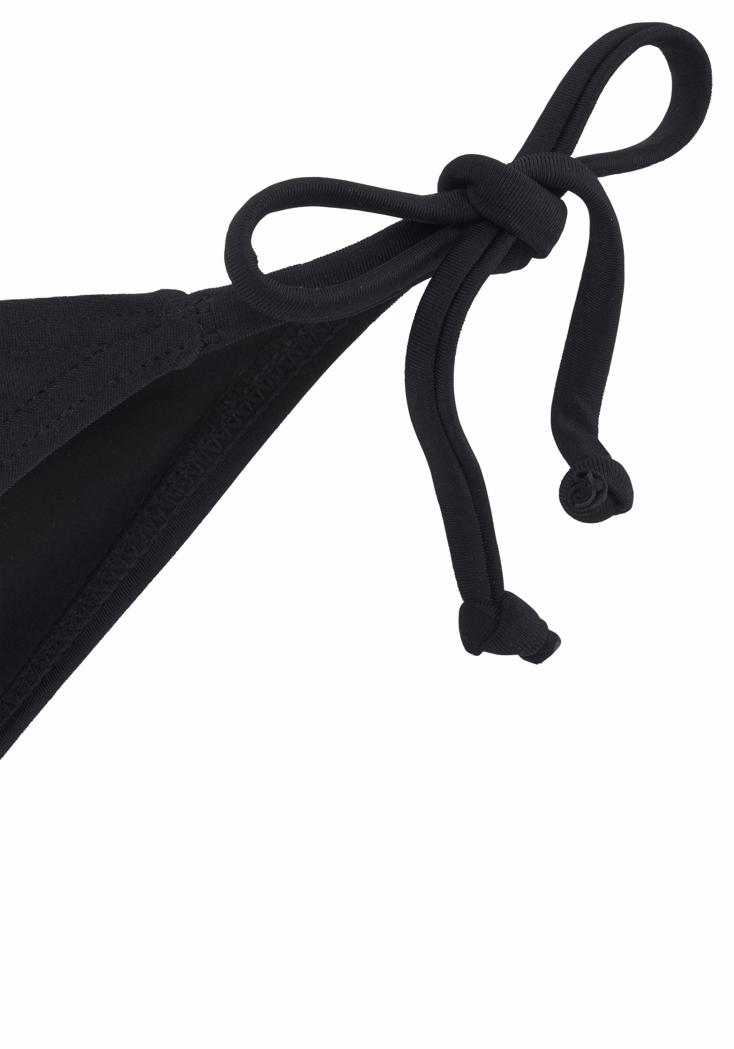 Triangel-Bikini Ziernieten JETTE schwarz mit