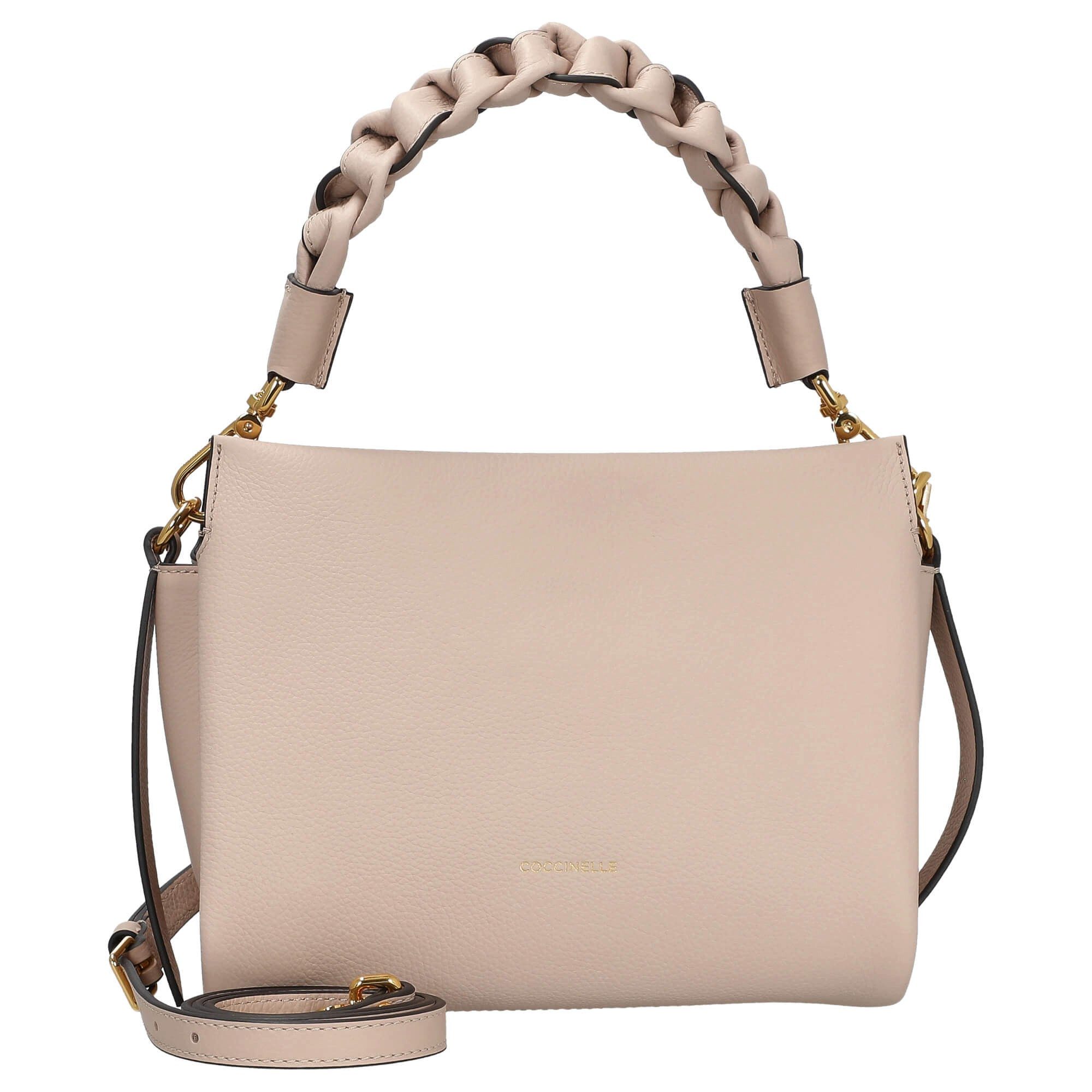 COCCINELLE Umhängetasche Boheme Grana Double - Umhängetasche 23 cm (rosette/warm taupe)