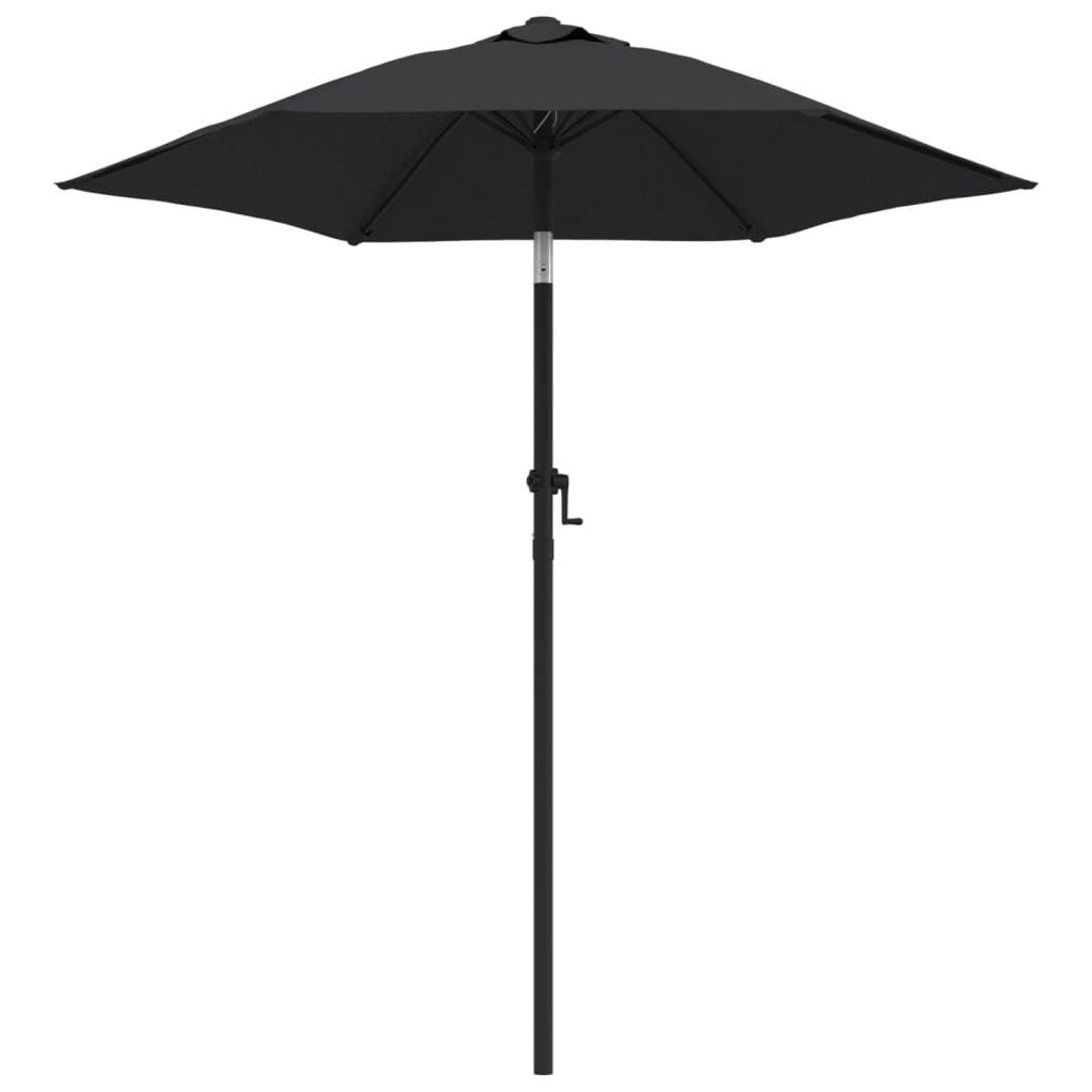 vidaXL Sonnenschirm Sonnenschirm Schwarz 200 x günstig online kaufen