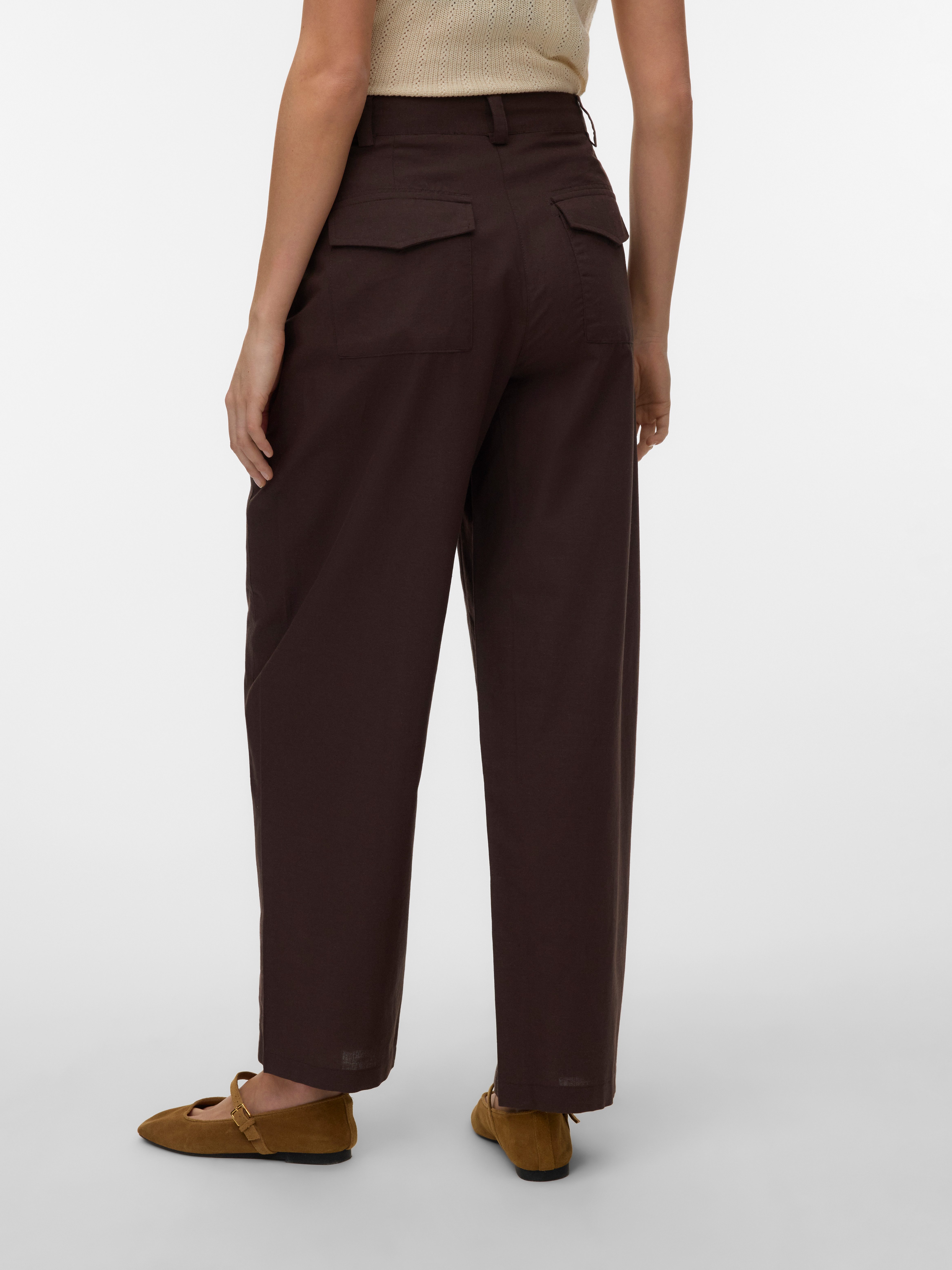 Vero Moda Anzughose VMSELMA HW BARREL PANTS WVN NOOS Baumwollmischung, high günstig online kaufen