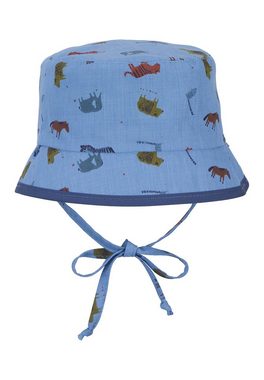 Sterntaler® Strickmütze Wende-Fischerhut (1-St., Sommerhut Kinder mit Bindeband zum Wenden) Babyhut aus Baumwoll-Mischgewebe mit süßen Motiven