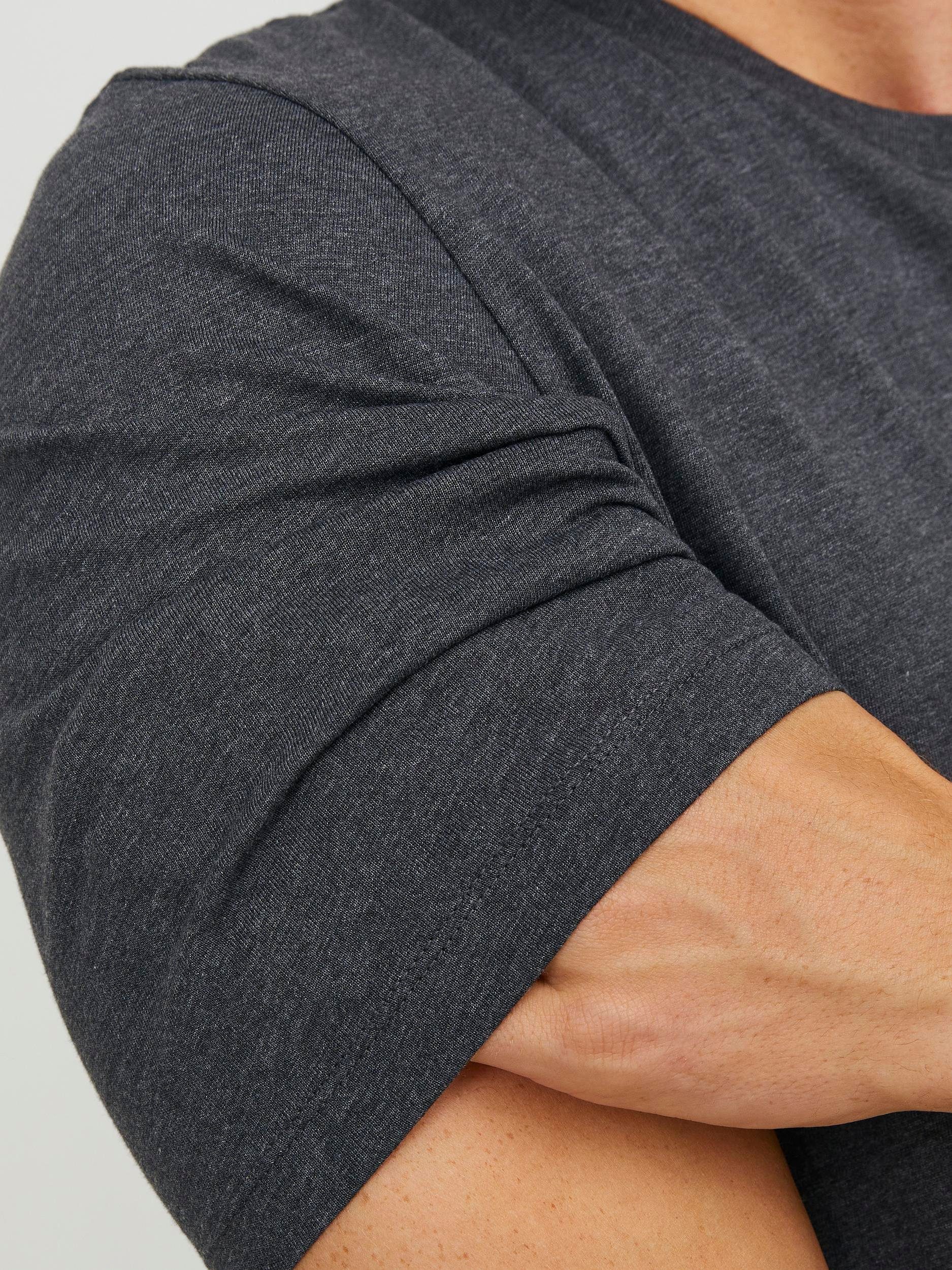 Jack & Jones Rundhalsshirt JJEPAULOS TEE SS CREW NECK NOOS Baumwollmischung, regular fit
