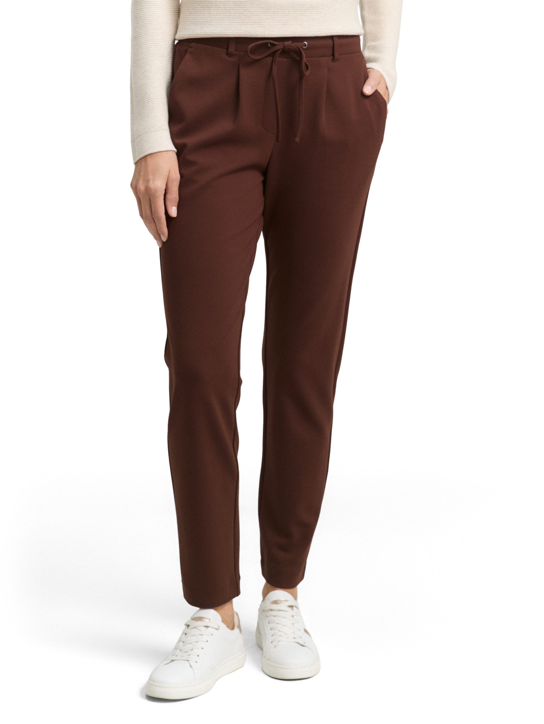 TOM TAILOR Bequeme Jeans jersey loose fit pants ankle
