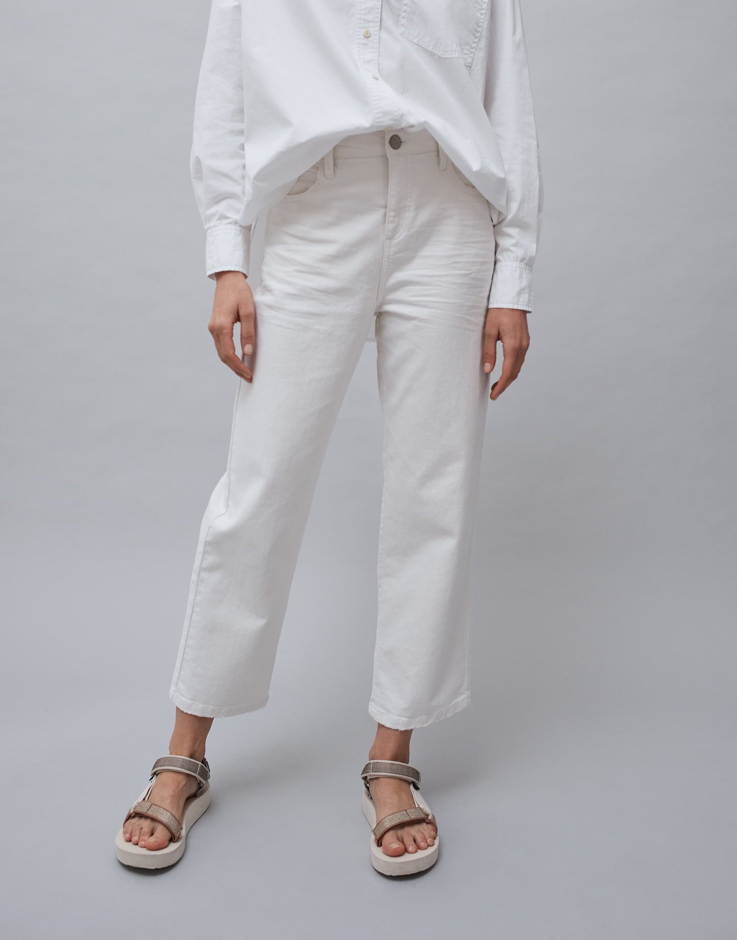 OPUS Boyfriend-Jeans Lani sand