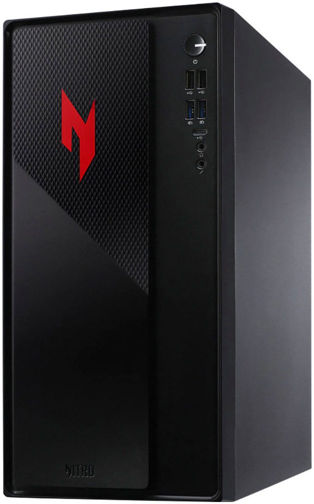 Acer Nitro 20 (N20-100) Gaming-PC (Intel Core i5 13420H, GeForce RTX 5060, 16 GB RAM, 512 GB SSD, Luftkuhlung)