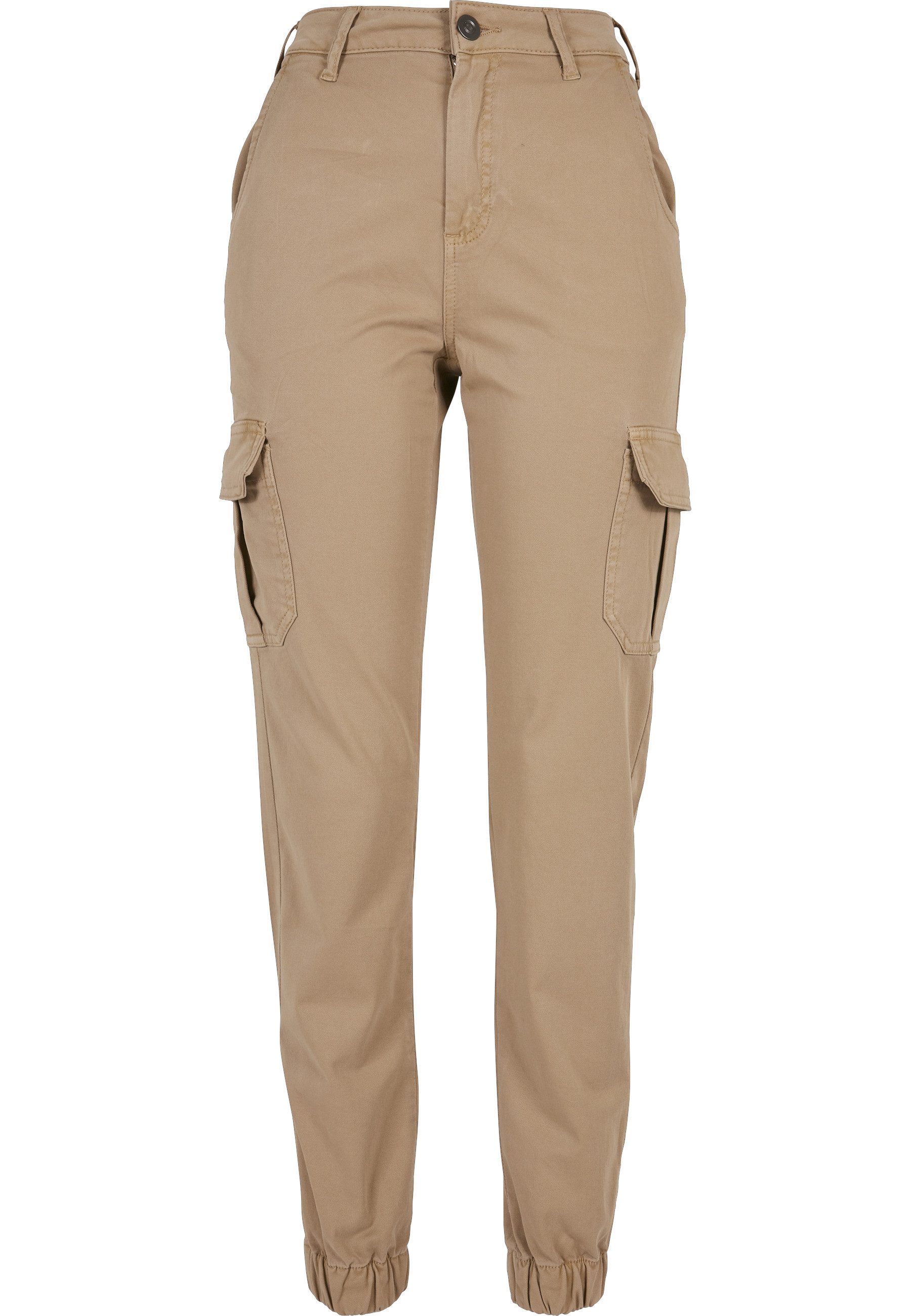 URBAN CLASSICS Cargohose Urban Classics Damen Ladies High Waist Cargo Pants günstig online kaufen