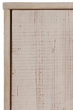 loft24 Regal Santana, Bücherschrank aus Kiefer im modernen Landhausstil, Höhe 140 cm