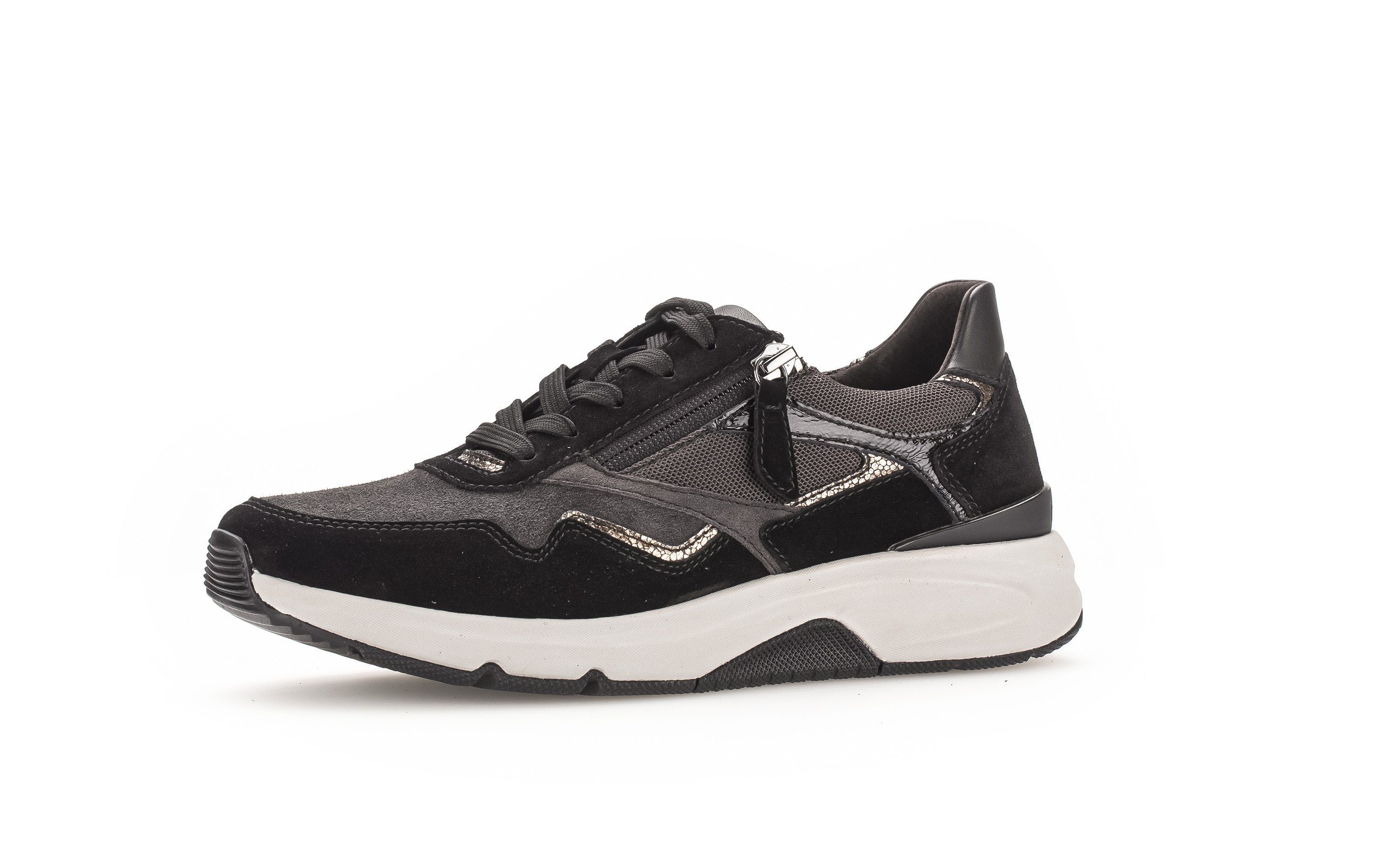 Gabor Sneaker Sneaker Grau (dark-grey/schwarz/bronce)