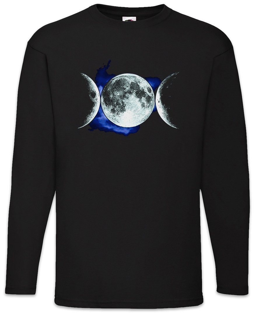 Langarmshirt Triple Goddess Langarm T-Shirt Crowley Graves Celtic Heidentum Heide