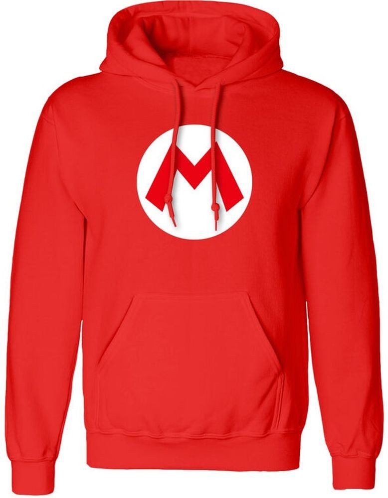 Super Mario Hoodie Badge Hoodie
