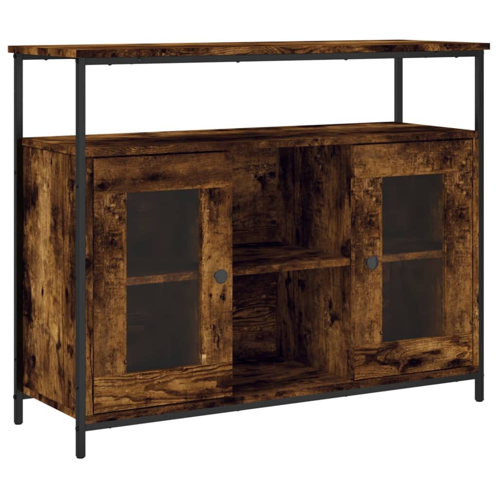 vidaXL Sideboard Sideboard Räuchereiche 100x35x80 cm Holzwerkstoff (1 St) günstig online kaufen