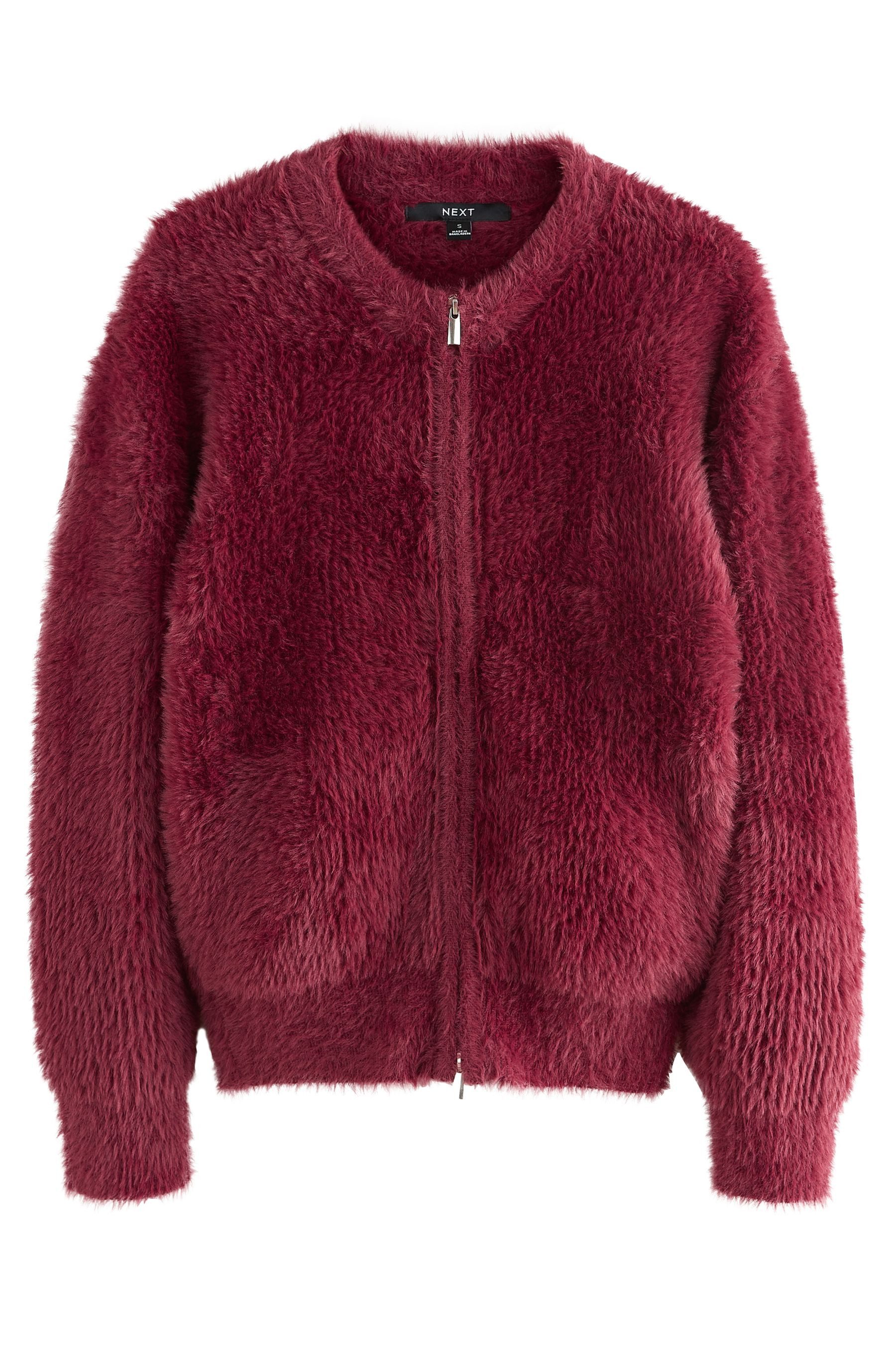 Next Strickjacke Bomberjacke mit Reißverschluss, Bär günstig online kaufen