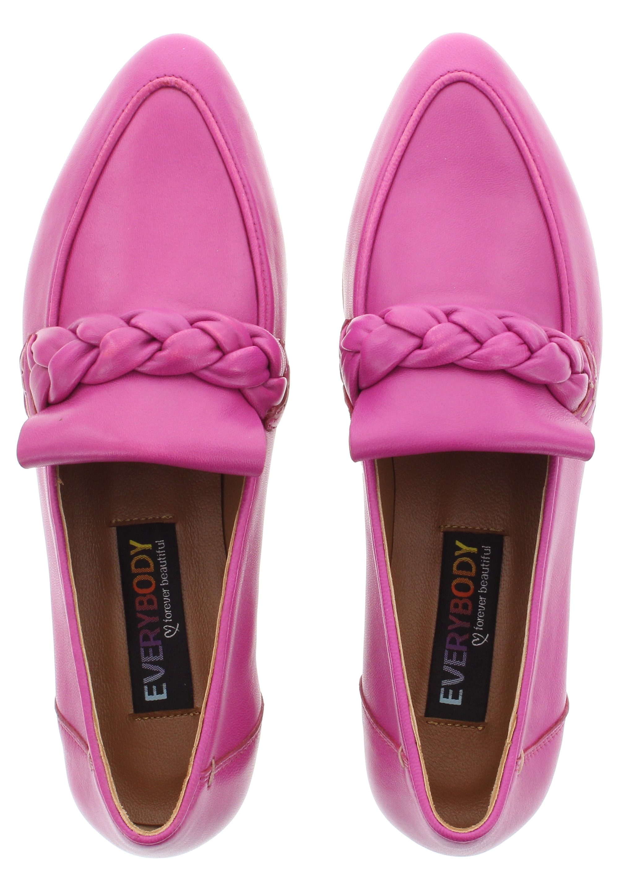 Everybody BULBO - Lederslipper mit Flechtdetail Ballerina