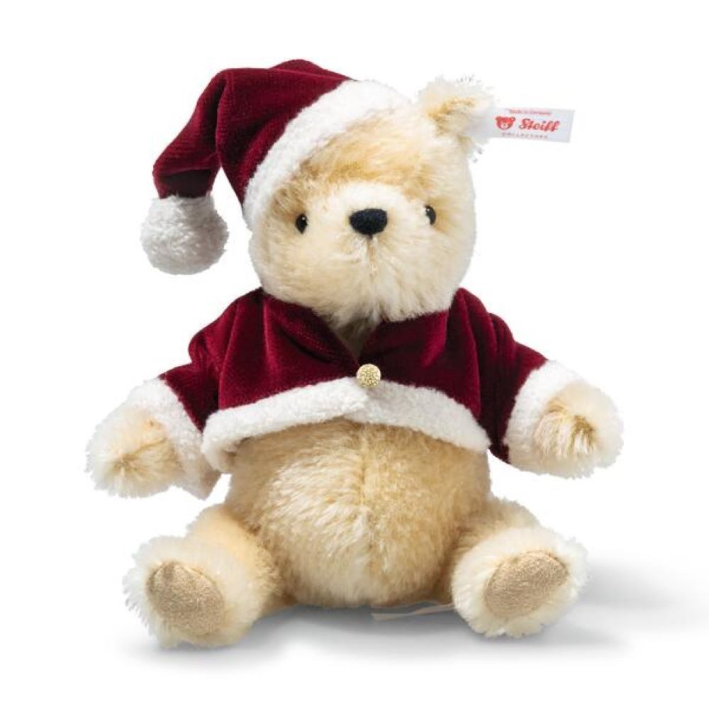 Steiff Dekofigur Steiff Winnie Puuh Weihnachtsedition 17 cm 356087