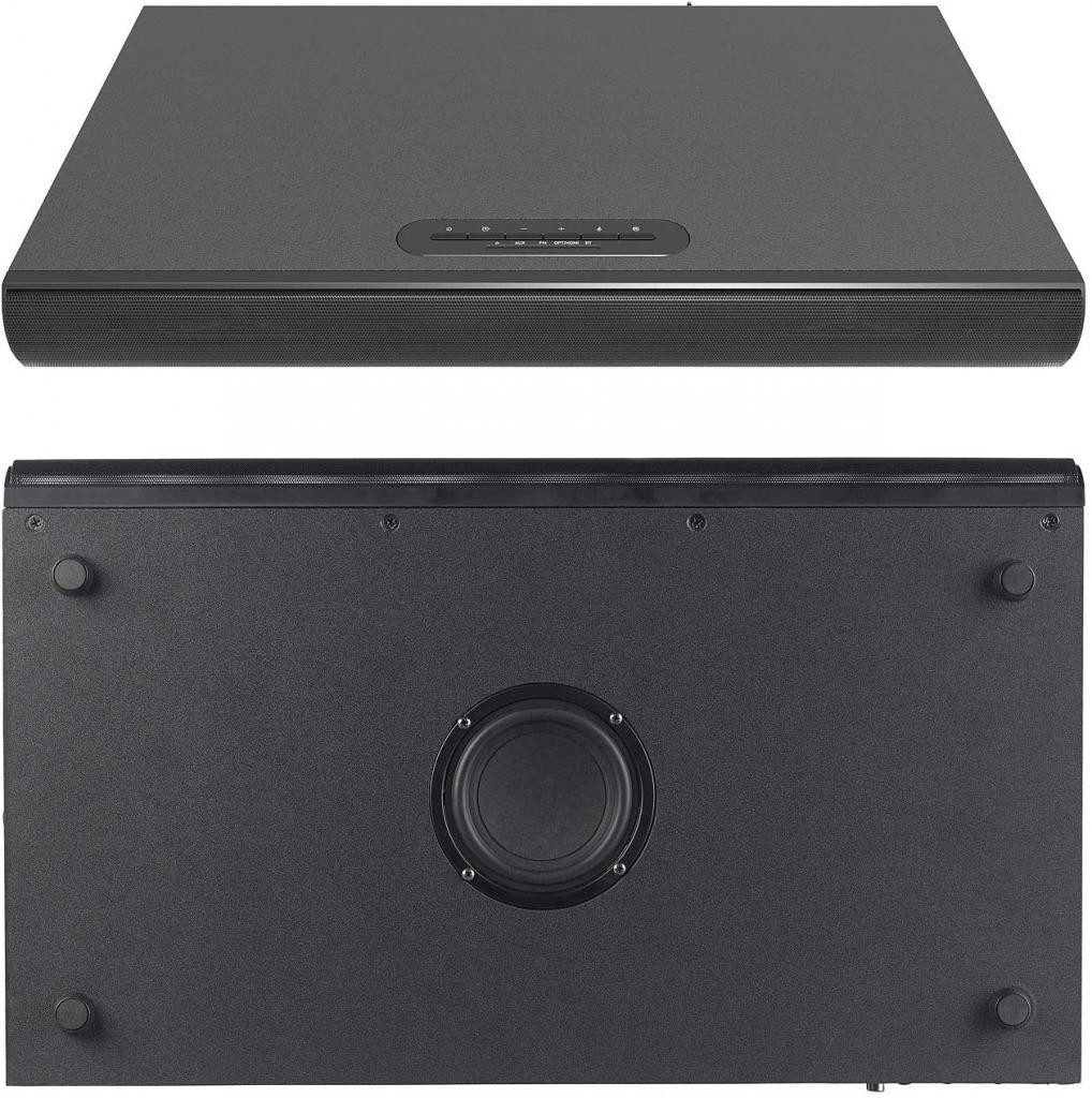 auvisio Soundbar MSX-700.dig 2.1-Soundbase integrierter Subwoofer Bluetooth Soundbar (60 W)