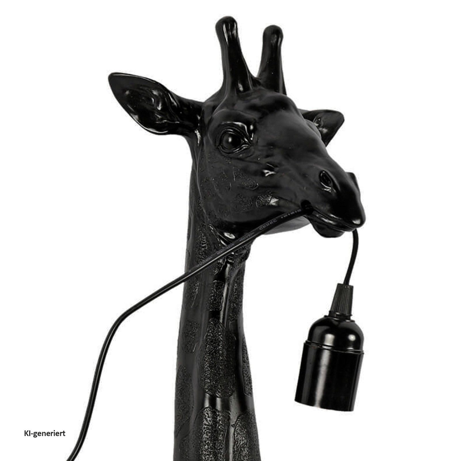 HTI-Living Wandleuchte Lampe schwarz Giraffe, ohne Leuchtmittel, frei wählbar, Leuchte für die Wand Wandleuchte