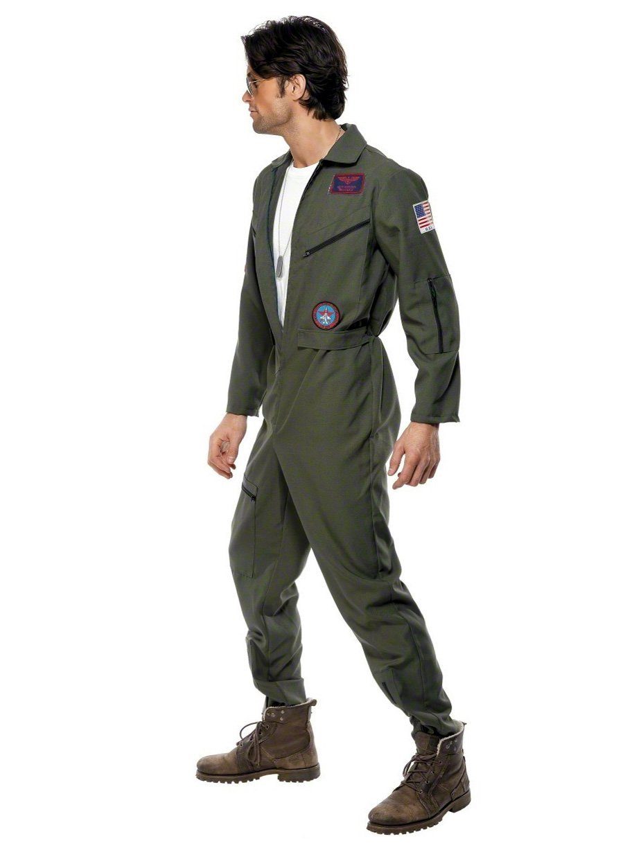 Smiffys Kostüm Top Gun - Karnevalskostüm Faschingskostüm Herren, Original lizenziertes Kostüm aus dem Film 'Top Gun'