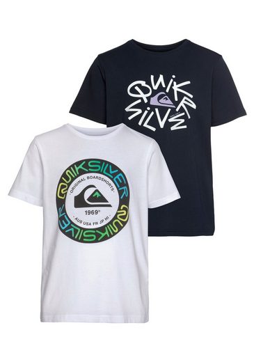 Quiksilver T-Shirt »FUTURE TIME SS TEE PACK YOUTH« (Packung, 2er-Pack)