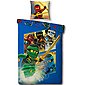 Bettwäsche »Lego Ninjago Bettwäsche 135x200 + 80x80 cm 2 tlg., 100 % Baumwolle in Renforcé, Kinder-Bettwäsche für Ninja Fans«, MTOnlinehandel, Bild 1