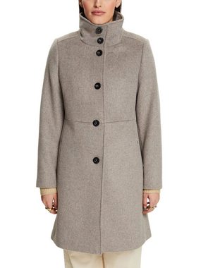 Esprit Collection Wollmantel Mantel aus weich angerauter Wolle
