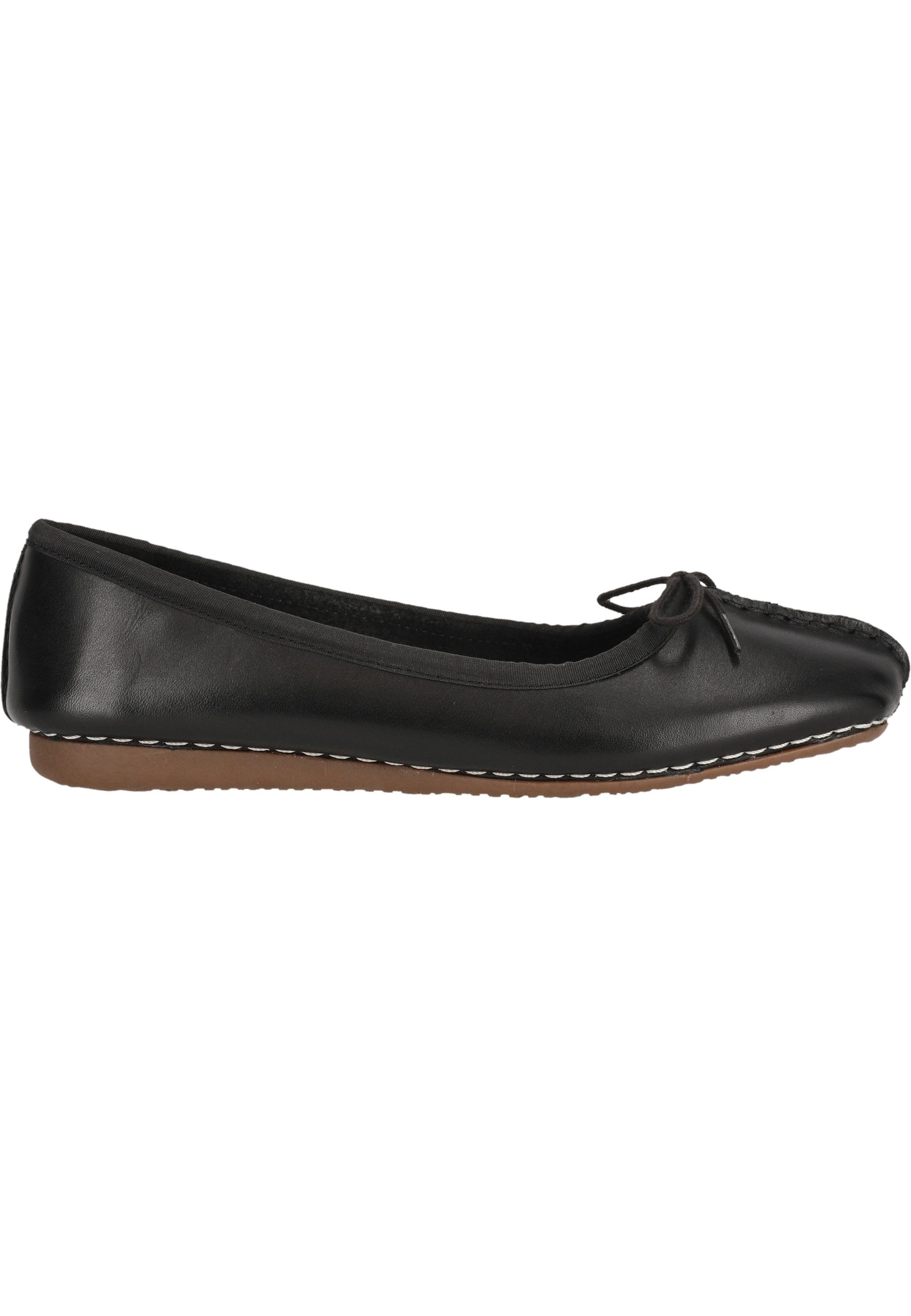 Clarks Freckle Ice Slipper mit atmungsaktiver Lederdecksohle