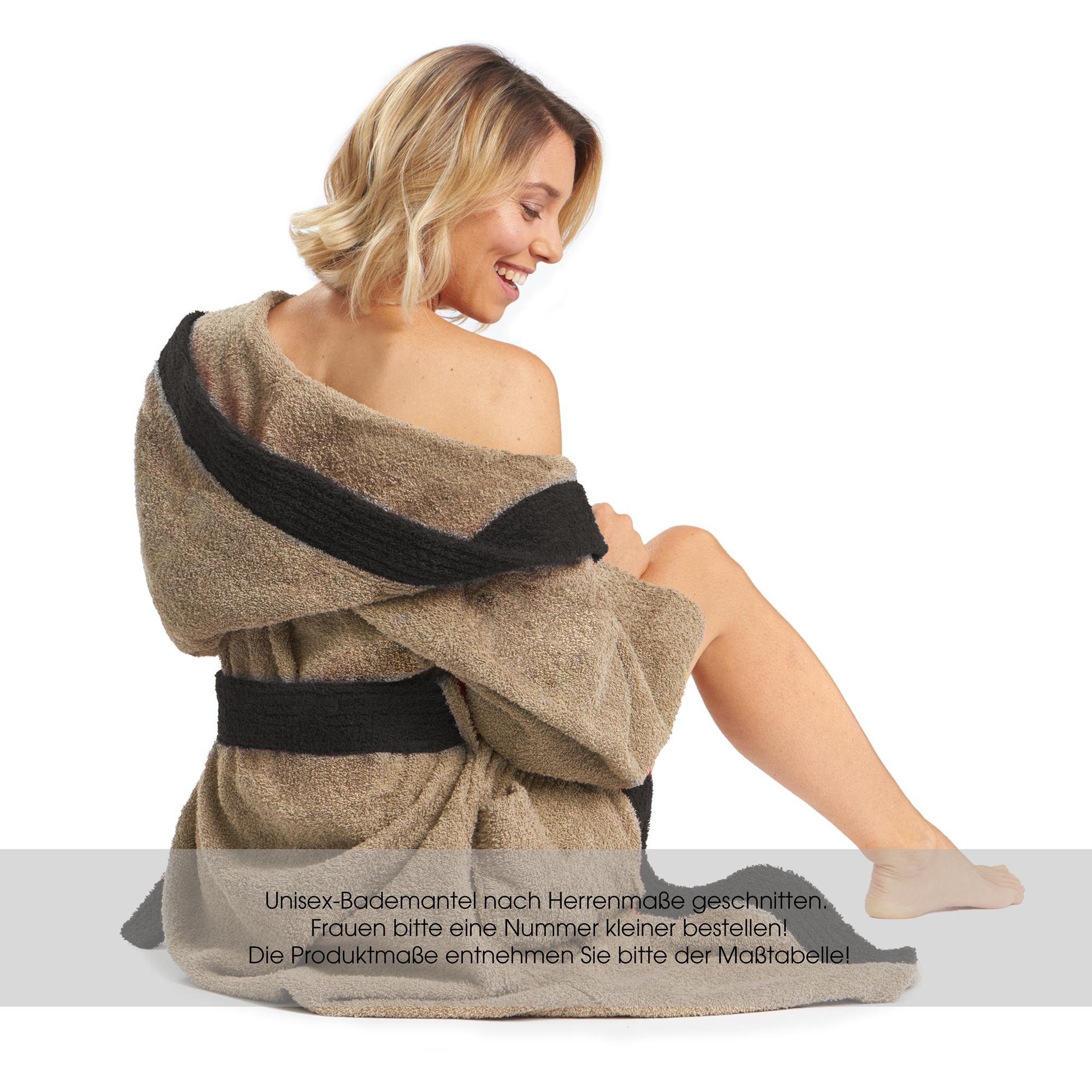 aqua-textil Bademantel Saunamantel Frottee Kapuze für günstig online kaufen