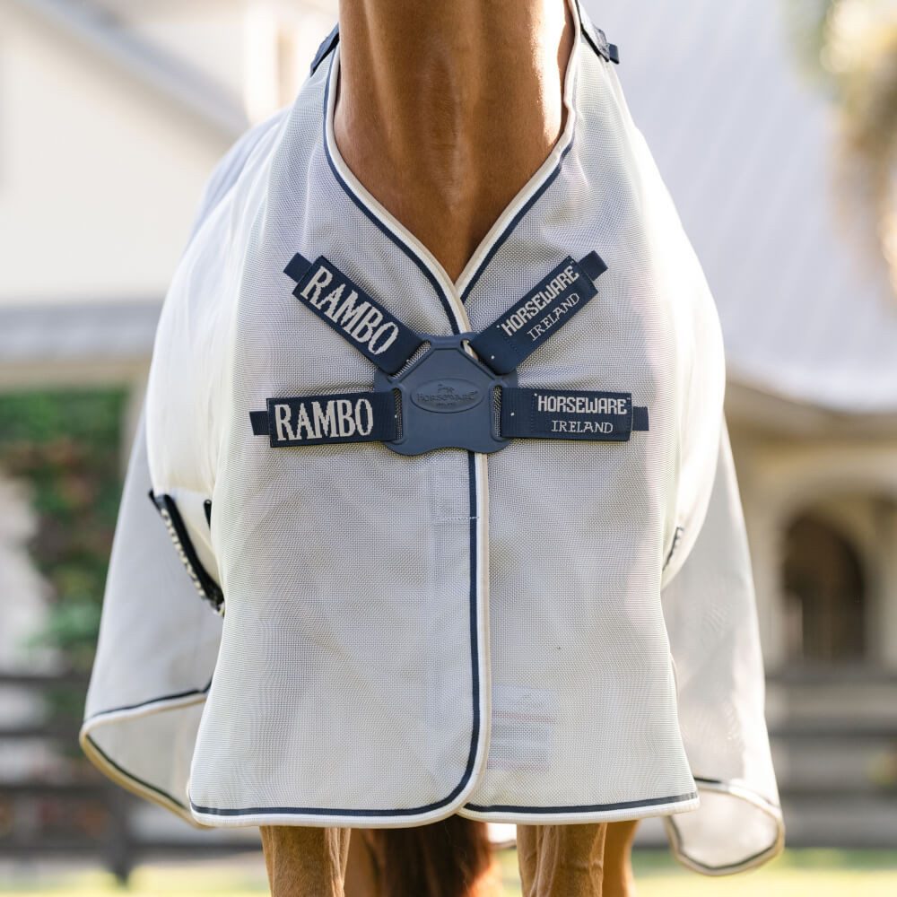 Horseware Pferde-Fliegendecke Horseware Rambo Protector Fieldsafe