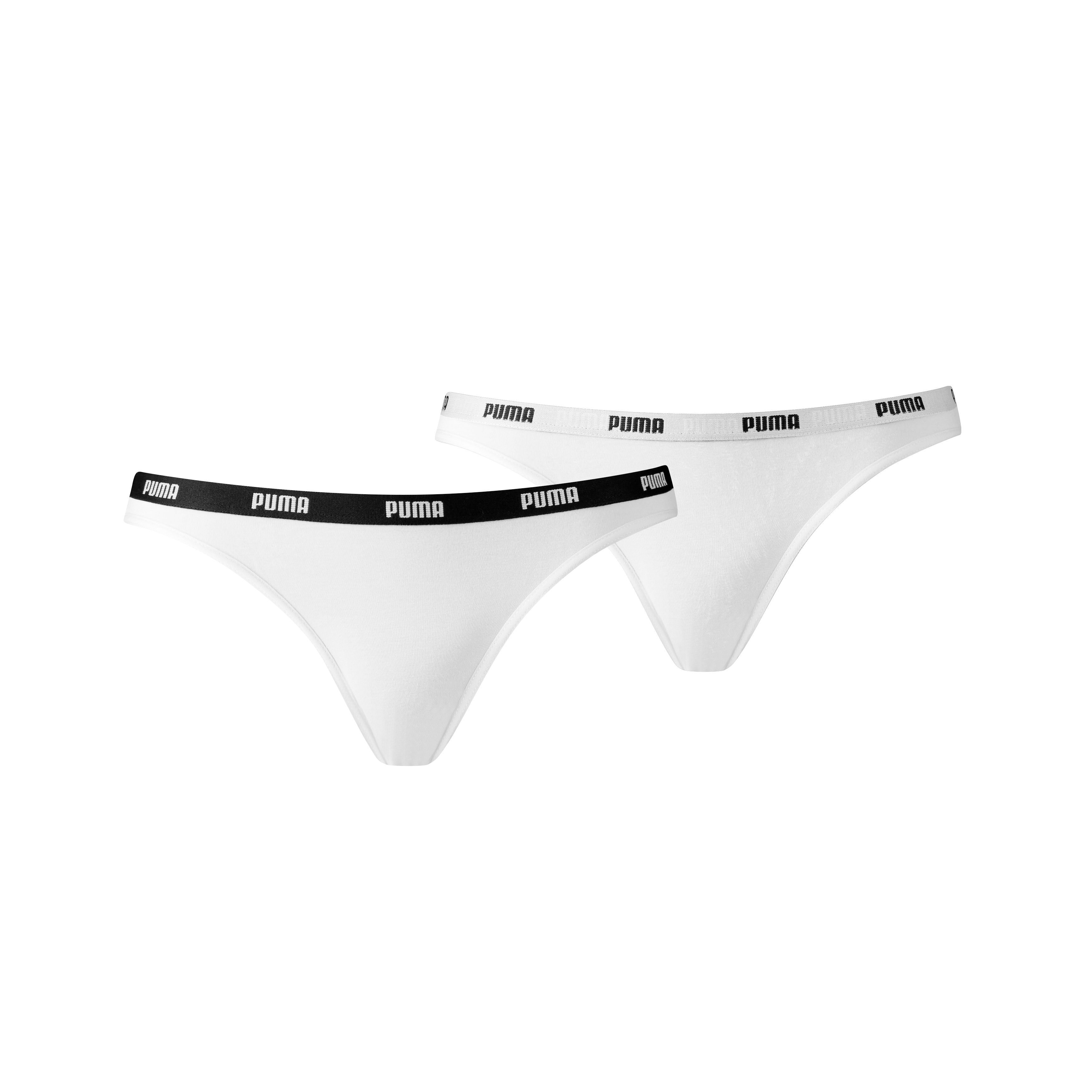 PUMA Bikinislip PUMA WOMEN BIKINI 2P (2er Pack) Low-Rise Design, flache Näh günstig online kaufen