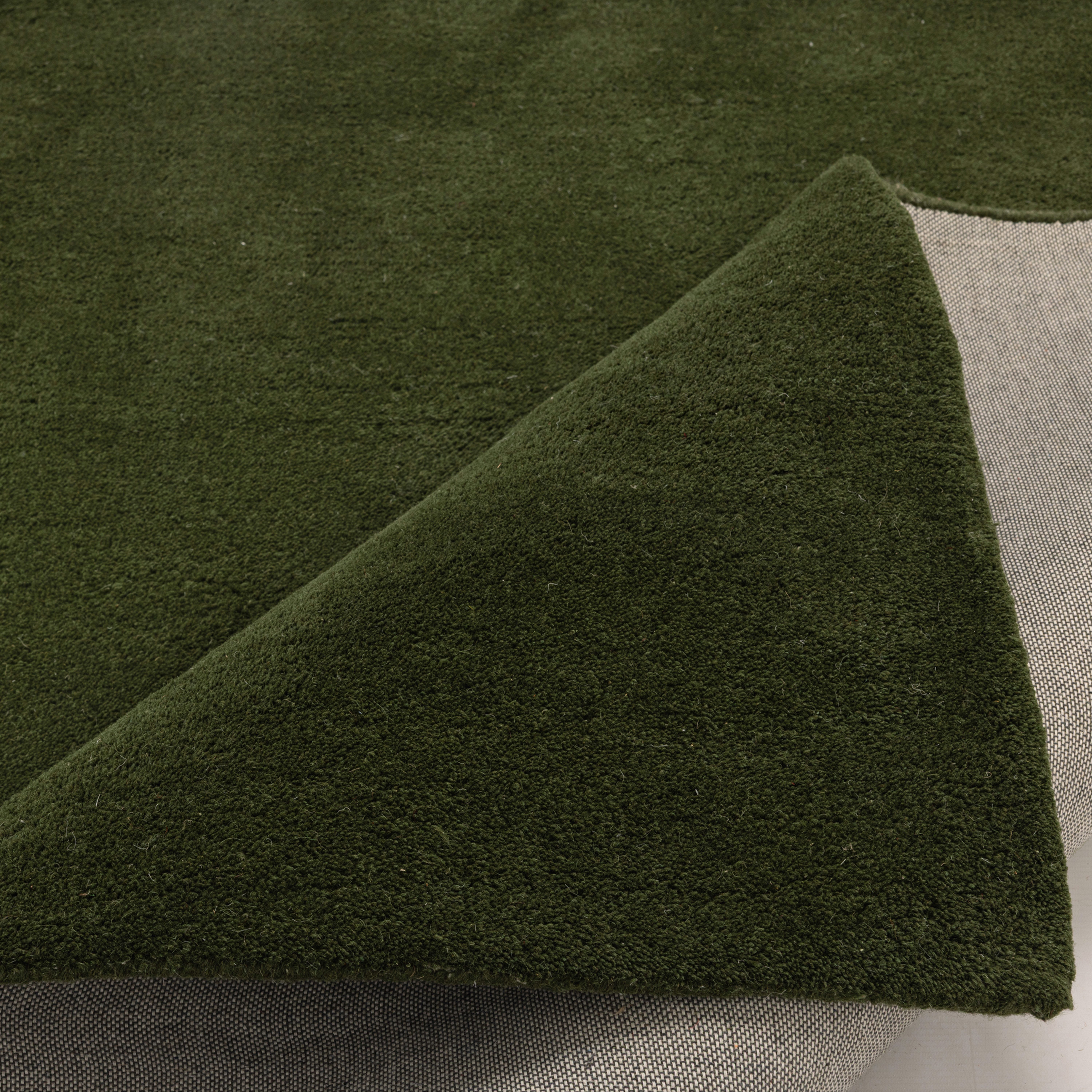 OTTO home Wollteppich Gabbo Natur, Handgefertigt, Teppich, reine Wolle, meliert, rechteckig, Höhe: 14 mm, reine Wolle, Uni, Wohnzimmer, Schlafzimmer, Esszimmer