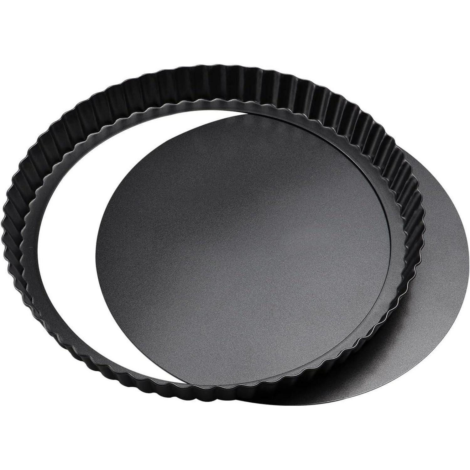 LuxusKollektion Tarteform Tarteform 20cm Hebeboden Antihaft Wellenrand, (1-tlg)