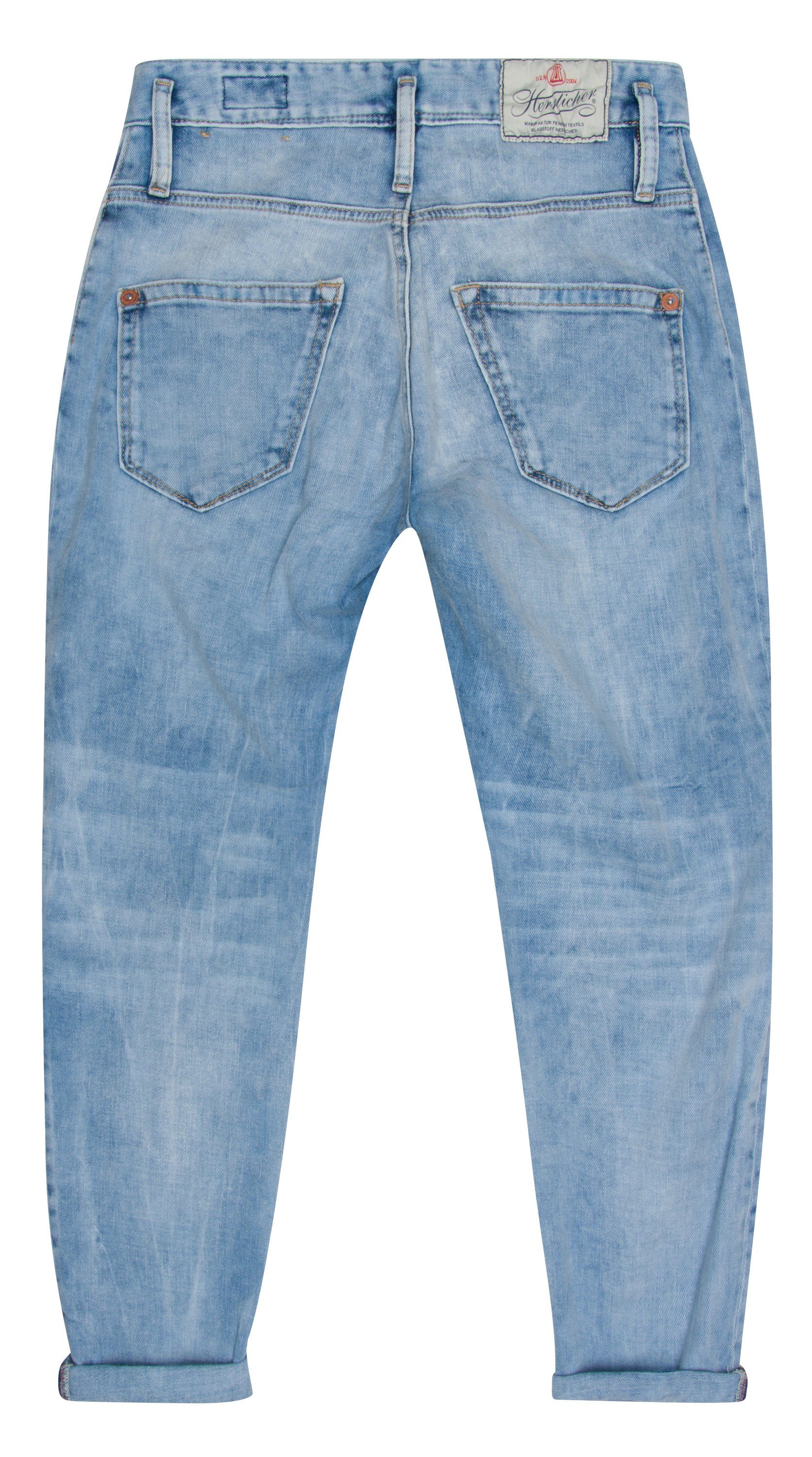 Herrlicher Stretch-Jeans HERRLICHER TOUCH Cropped Jogg Denim freshley 5320-D9648-797