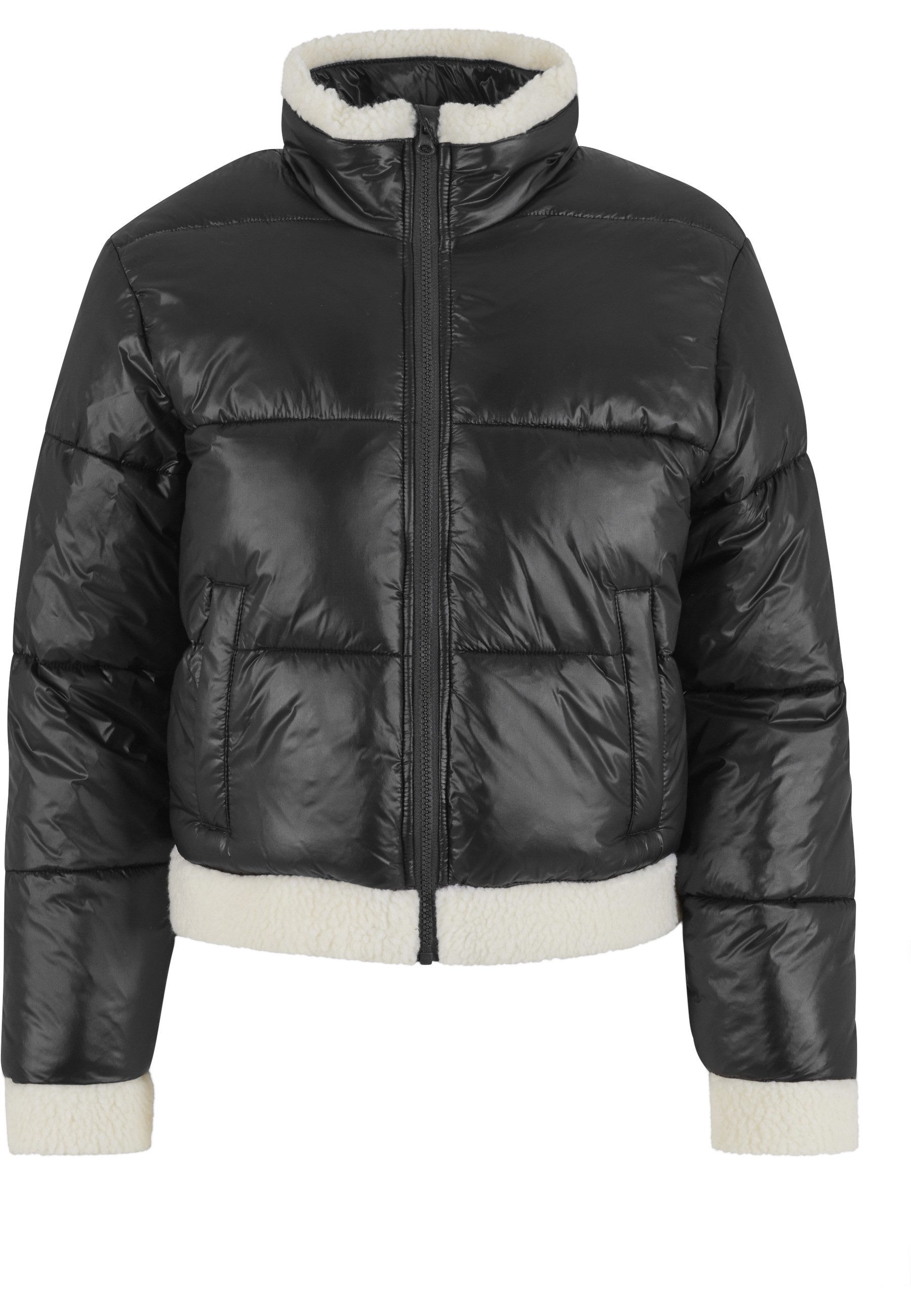 Allwetterjacke Urban Classics Ladies Recycled Shiny Puffer Sherpa Jacket
