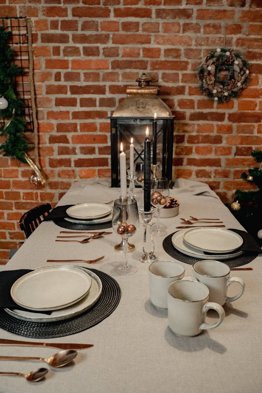 Home & styling collection Weihnachtsbaumkugel Weihnachtskugel LED mit Schnürchen, Ø 12 cm, beige