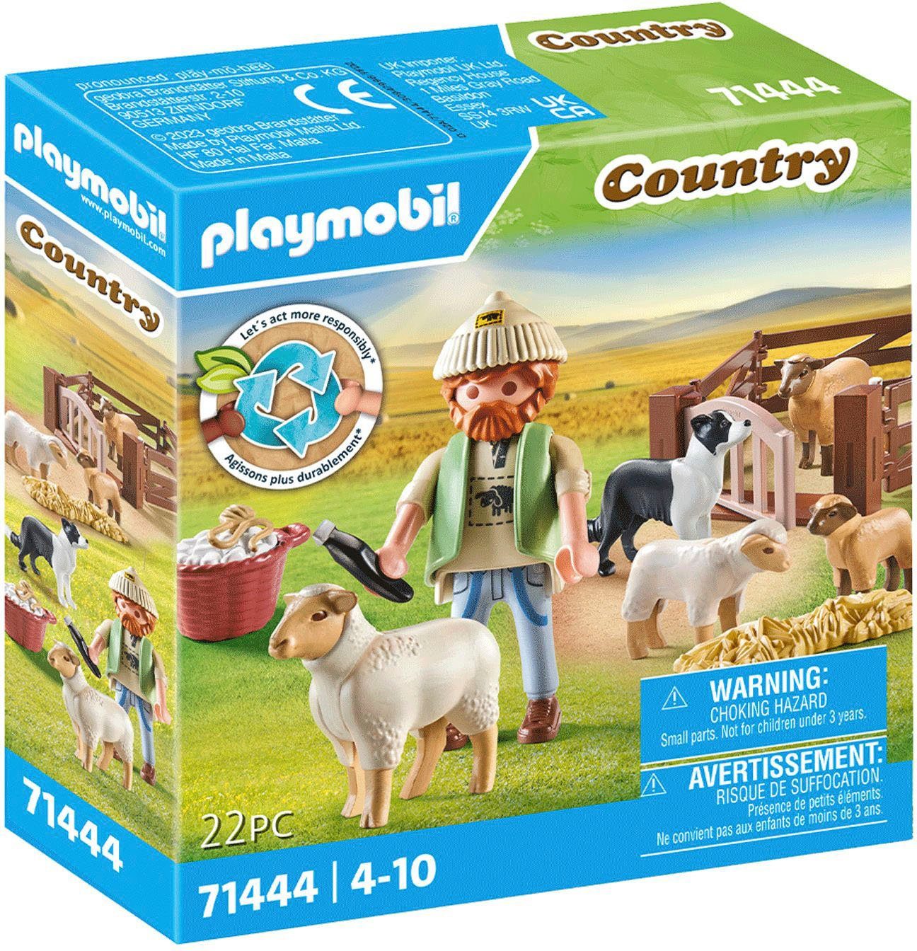 Playmobil® Junger Schäfer mit Schafen (71444), Country Konstruktions-Spiels günstig online kaufen