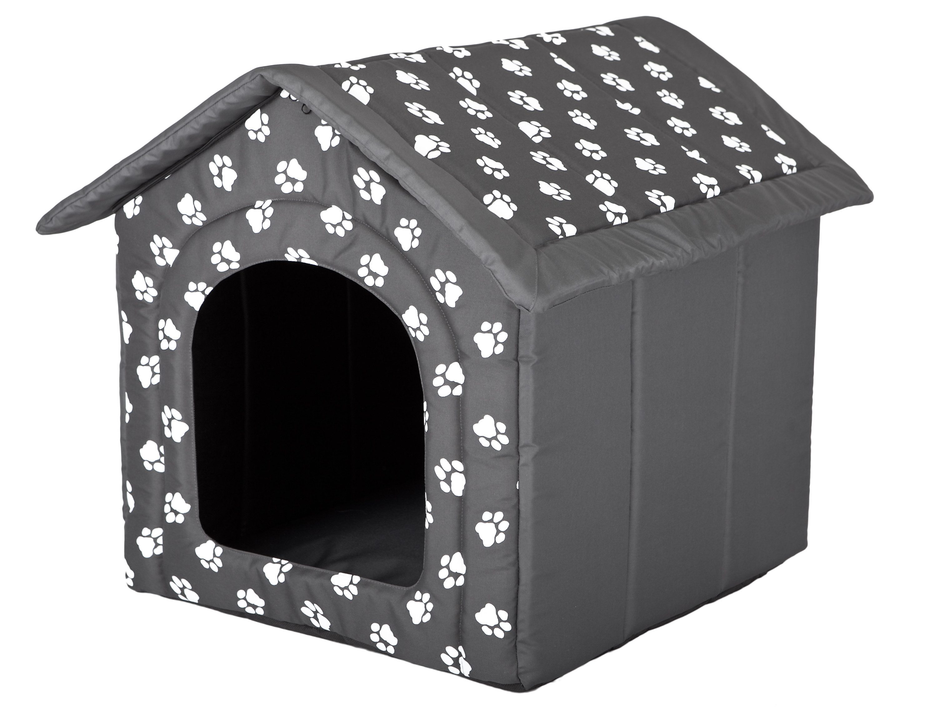 Hobbydog Hundehütte Hundehöhle Tierbett mit Reißverschlussdach, faltbar und pflegeleicht, Schaumstoffwände, wasserabweisend, 6 Größen