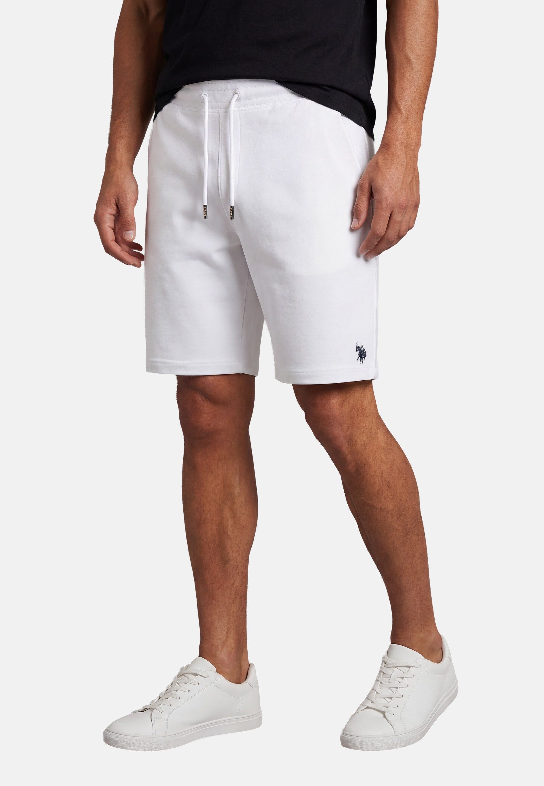 U.S. Polo Assn. Sweatshorts USCooperr – Herren Shorts mit elastischem Bund Elastischer Bund mit Kordelzug, seitliche Taschen, Gesäßtasche