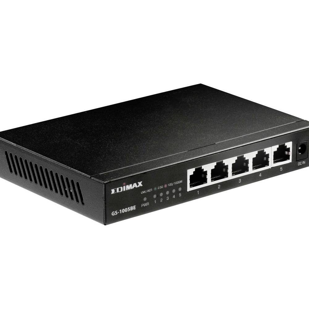 Edimax 2.5-Gigabit-Switch mit 5 Ports GS-1005BE Netzwerk-Switch