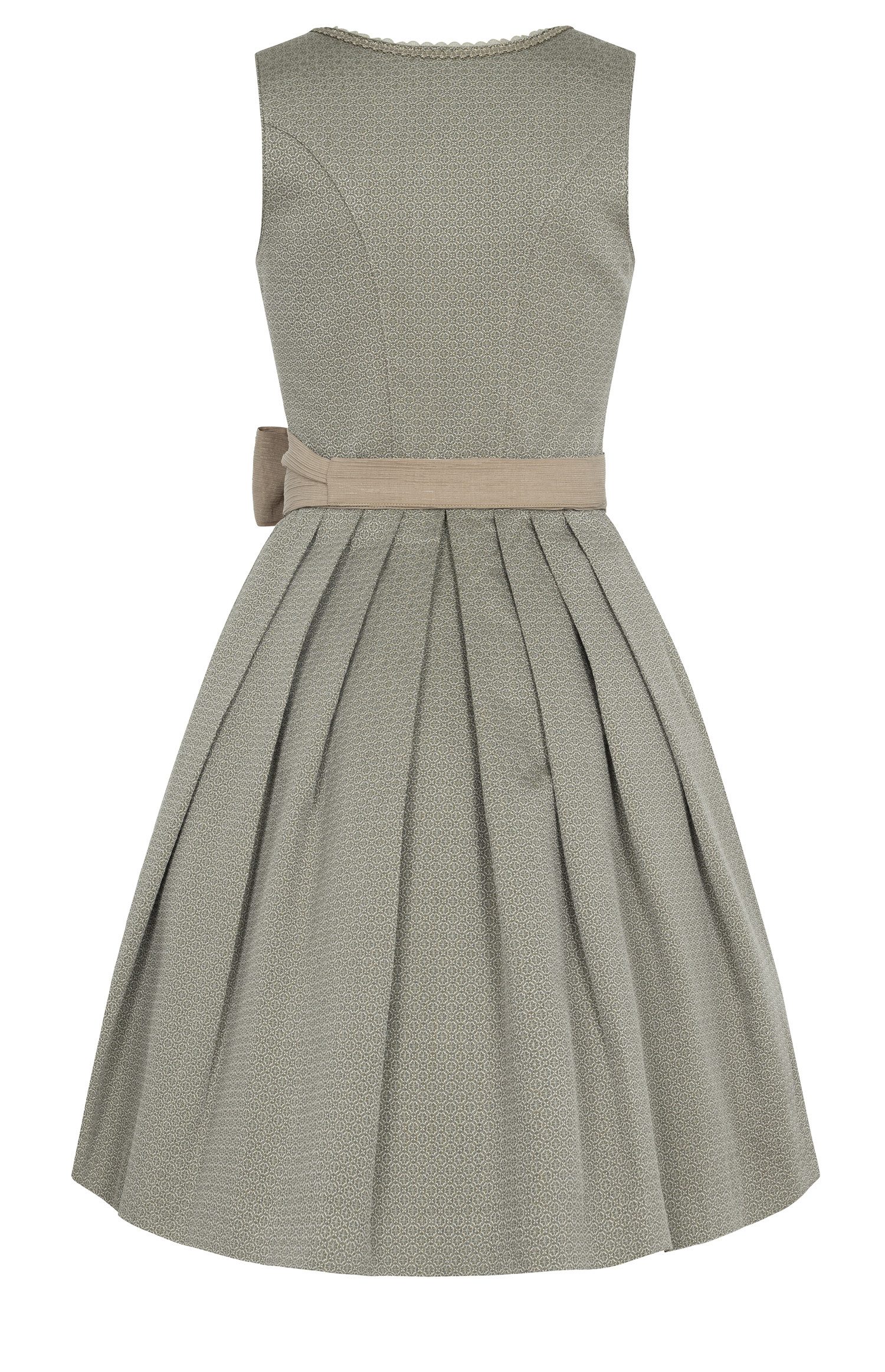 Nübler Trachtenkleid Midi Dirndl Flavienne in Sand von Nübler - Rocklänge 60 cm